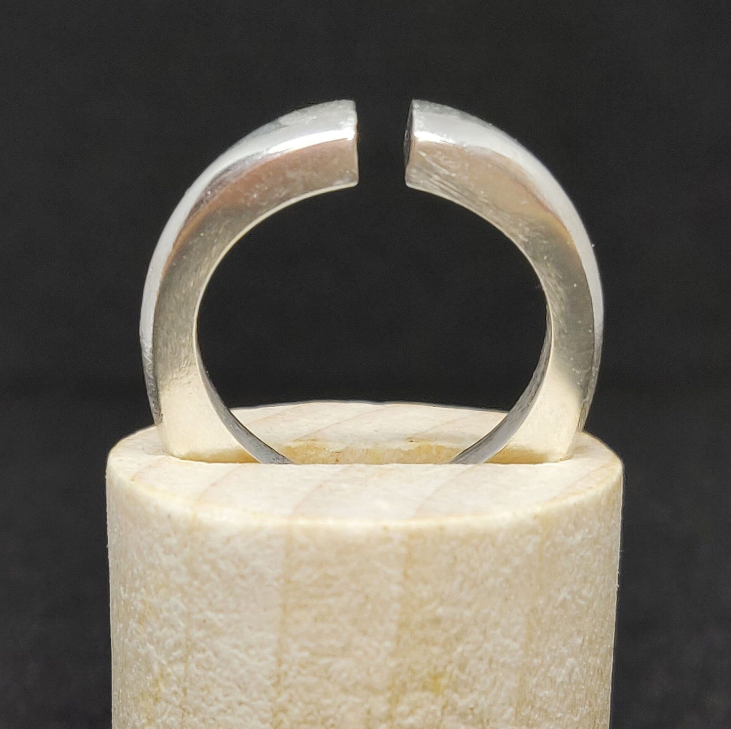 Thick Silver Omega Split Shank Ring Blank for Jewelry Making and Casting