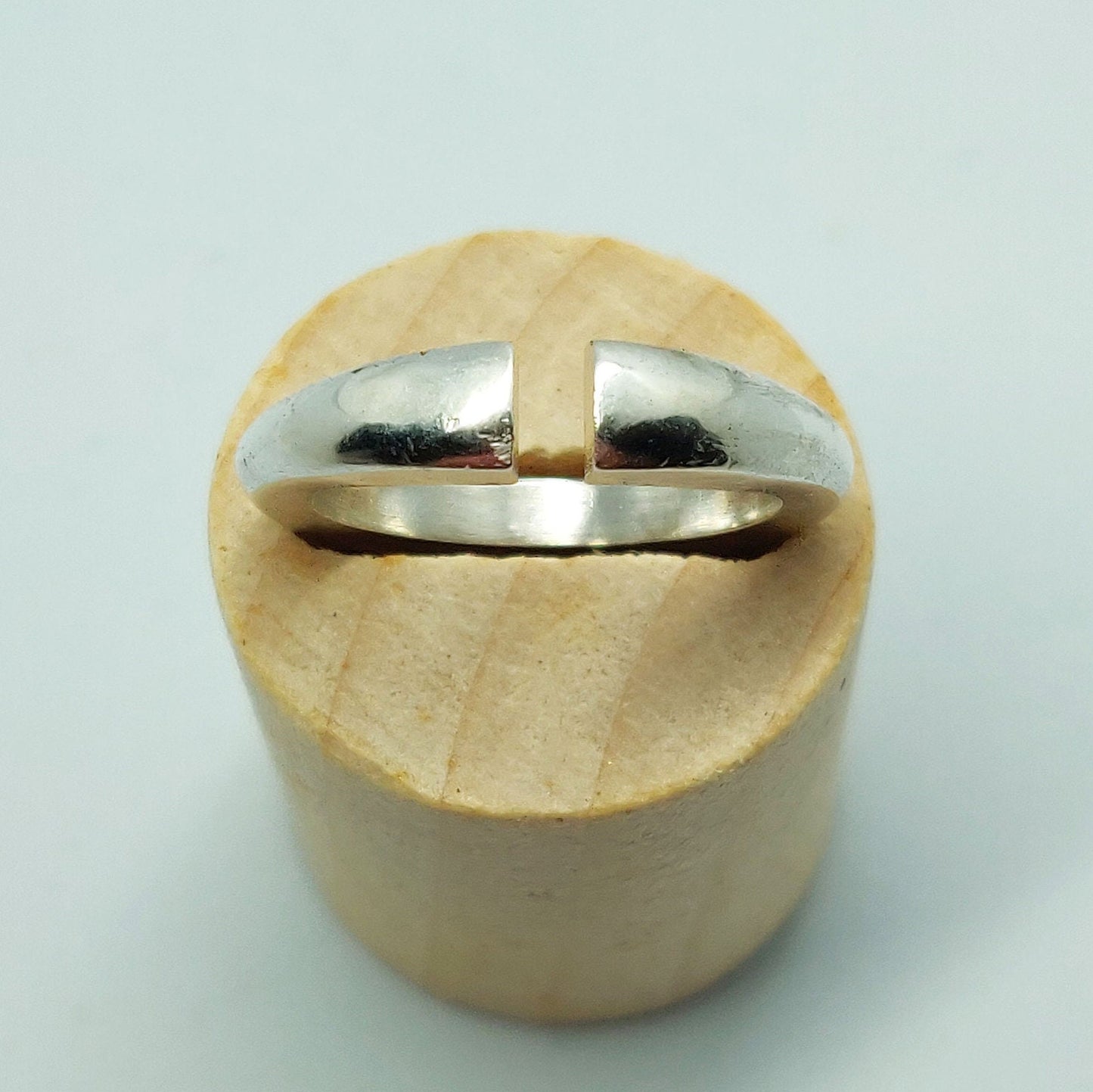 Thick Silver Omega Split Shank Ring Blank for Jewelry Making and Casting