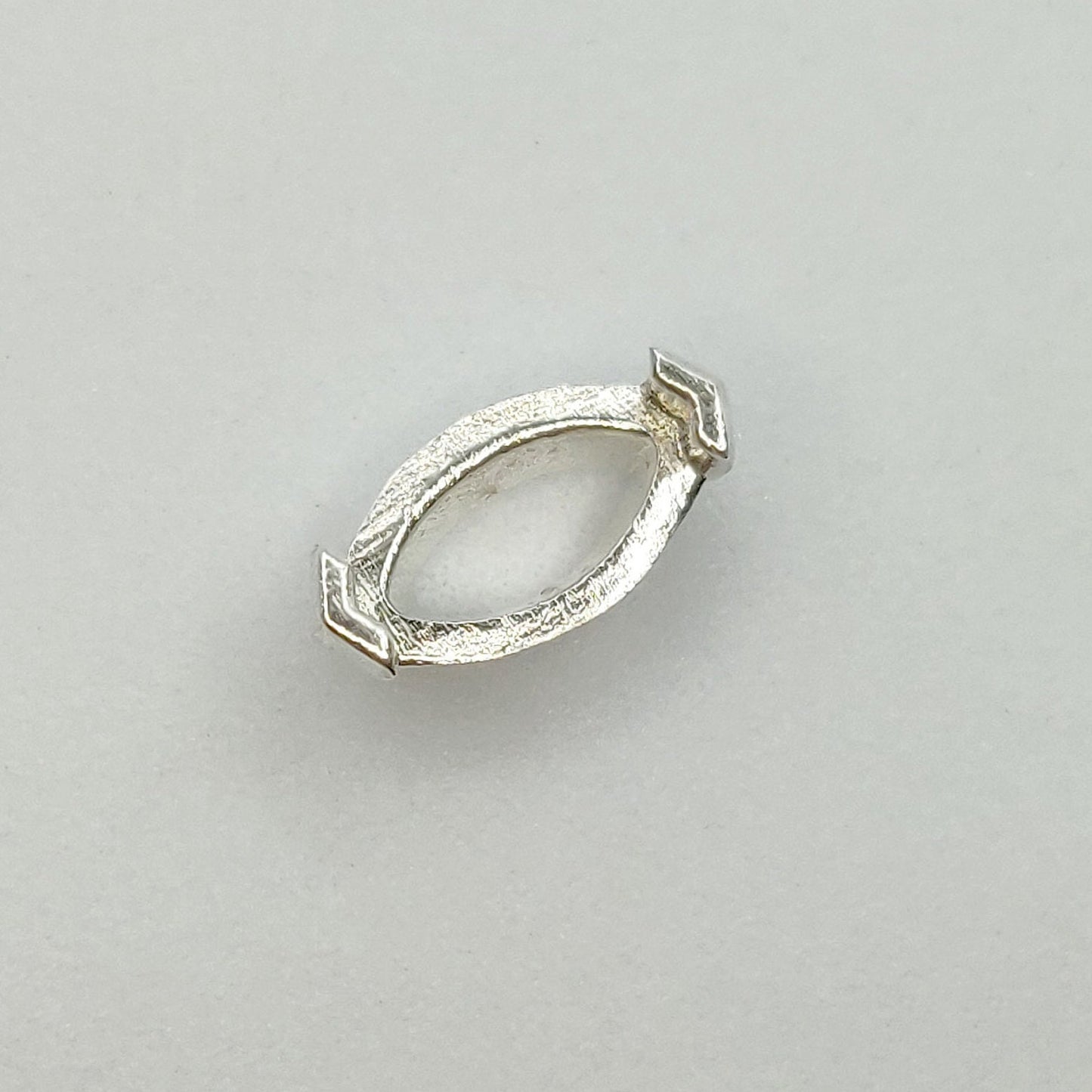8x4mm Marquise V Prong Claw Setting with Recycled Sterling Silver