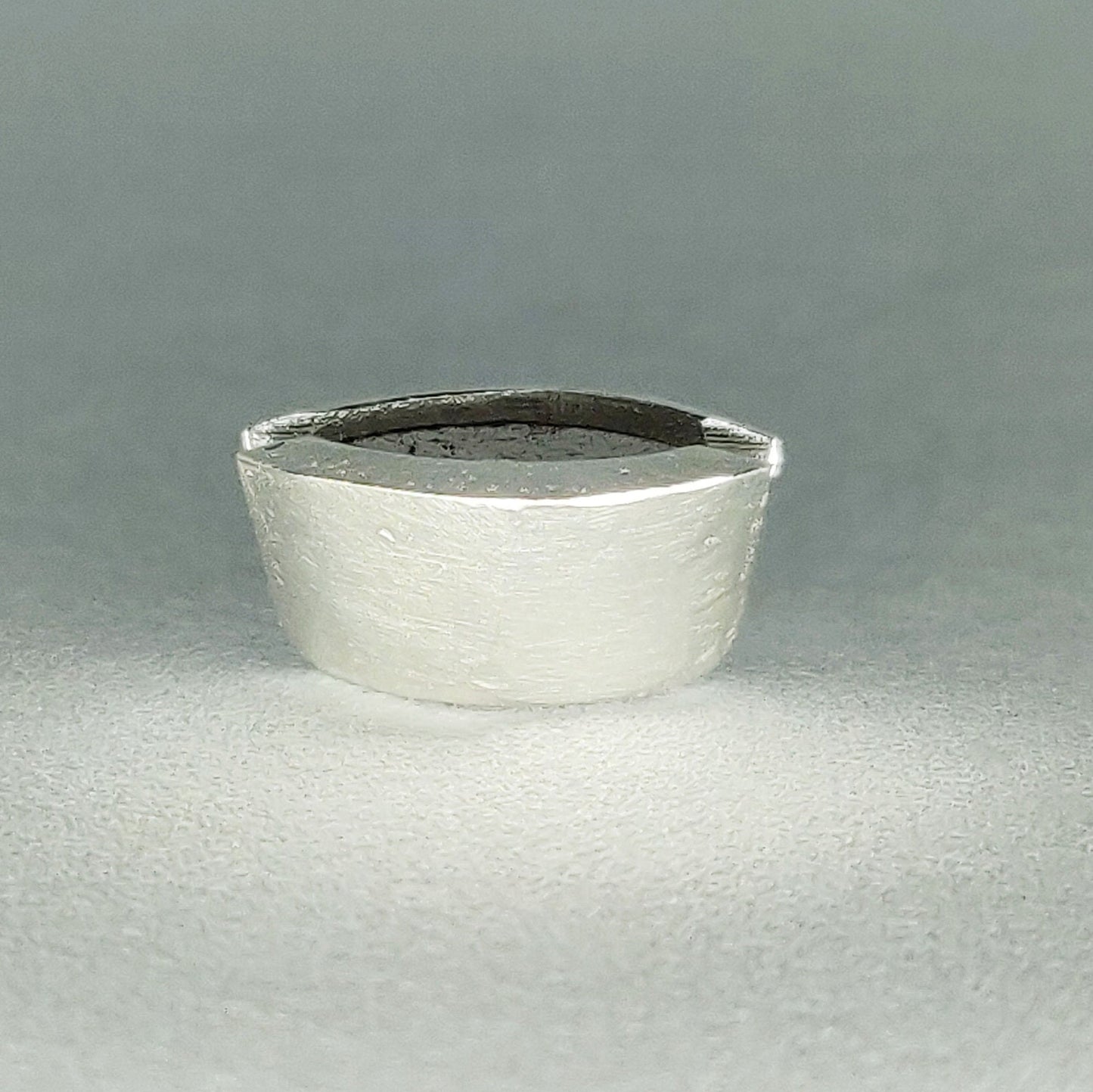 8x4mm Cast Recycled Sterling Silver Marquise Rubover Split Bezel Setting for Jewelry Making