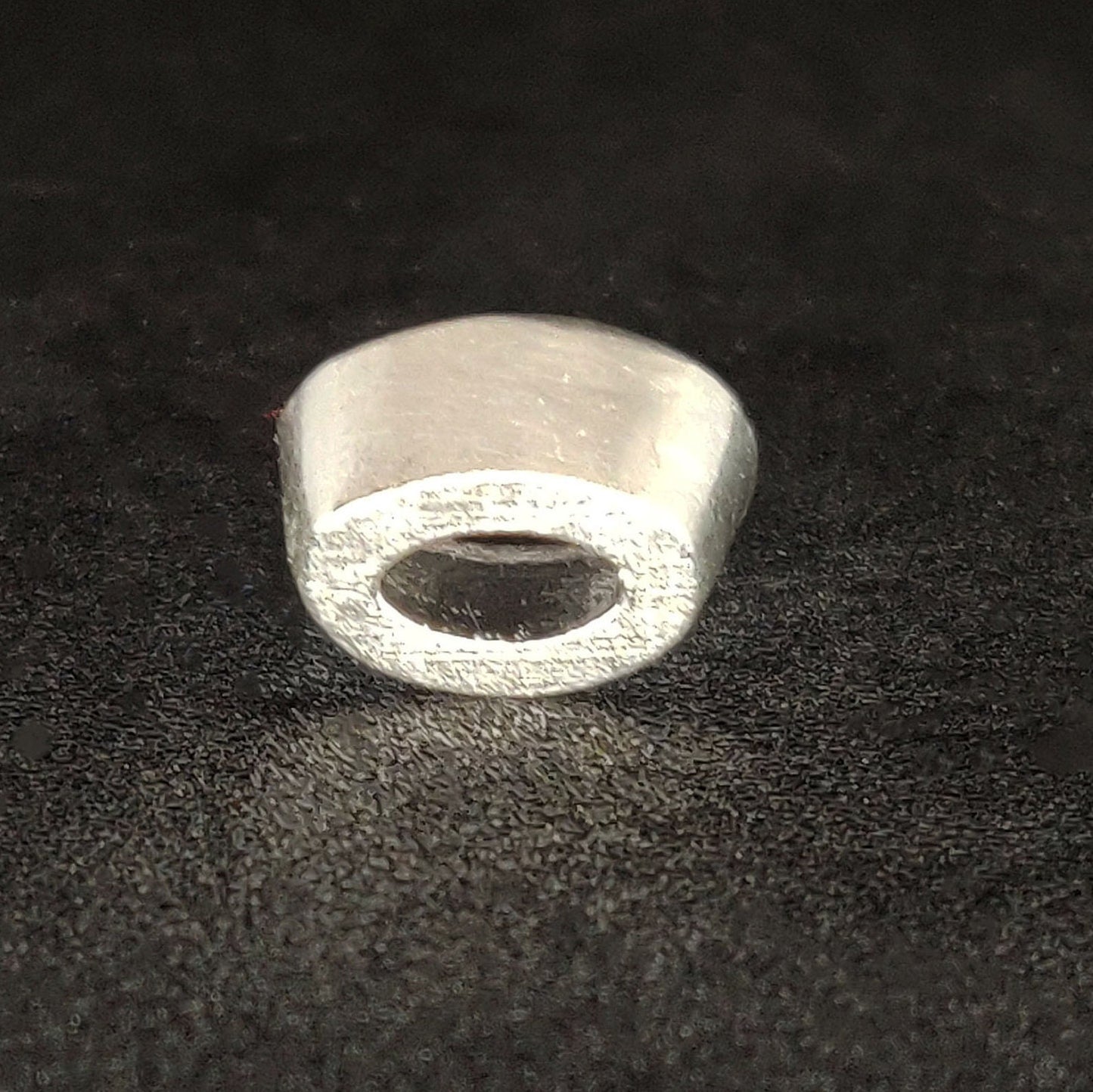7x5mm Silver Oval Cut Gemstone Rubover Setting. Cast Recycled Silver Oval Bezel. Jewelry Making Supplies. Make Your Own Jewelry.