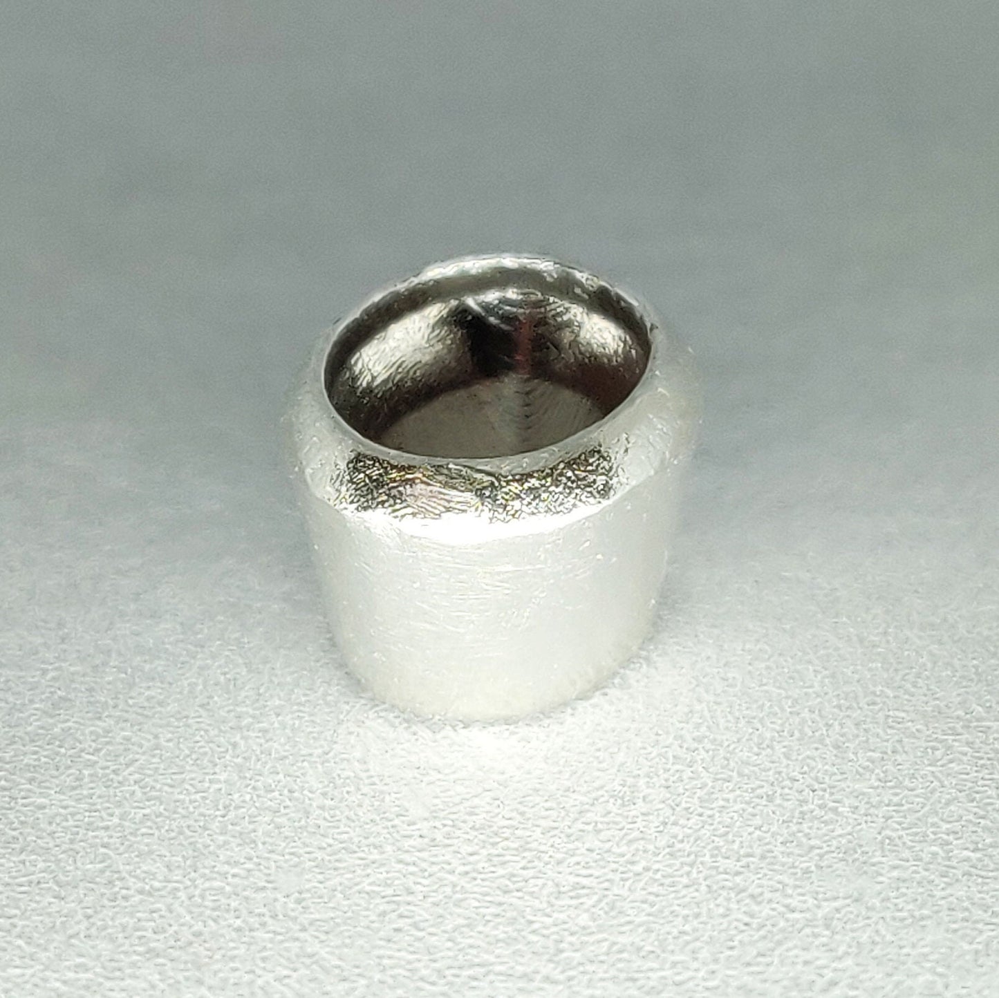7x5mm Silver Oval Cut Gemstone Rubover Setting. Cast Recycled Silver Oval Bezel. Jewelry Making Supplies. Make Your Own Jewelry.