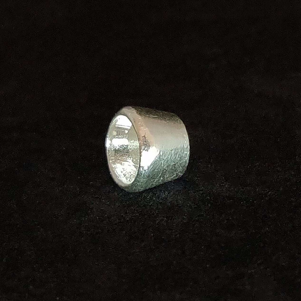 5mm Silver Brilliant Cut Gemstone Rubover Setting. Cast Recycled Silver Round Bezel. Jewelry Making Supplies. Make Your Own Jewelry.