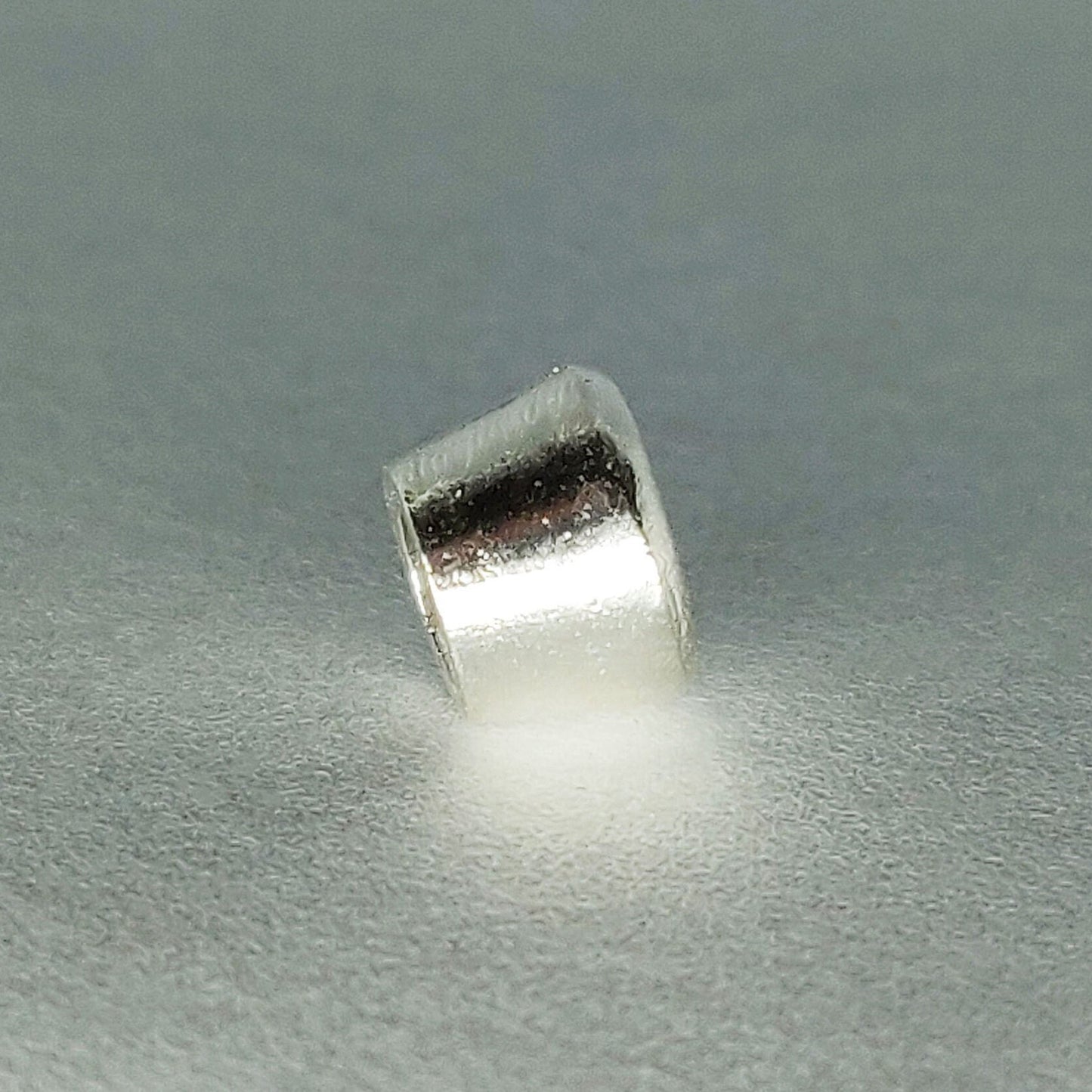 5mm Silver Brilliant Cut Gemstone Rubover Setting. Cast Recycled Silver Round Bezel. Jewelry Making Supplies. Make Your Own Jewelry.