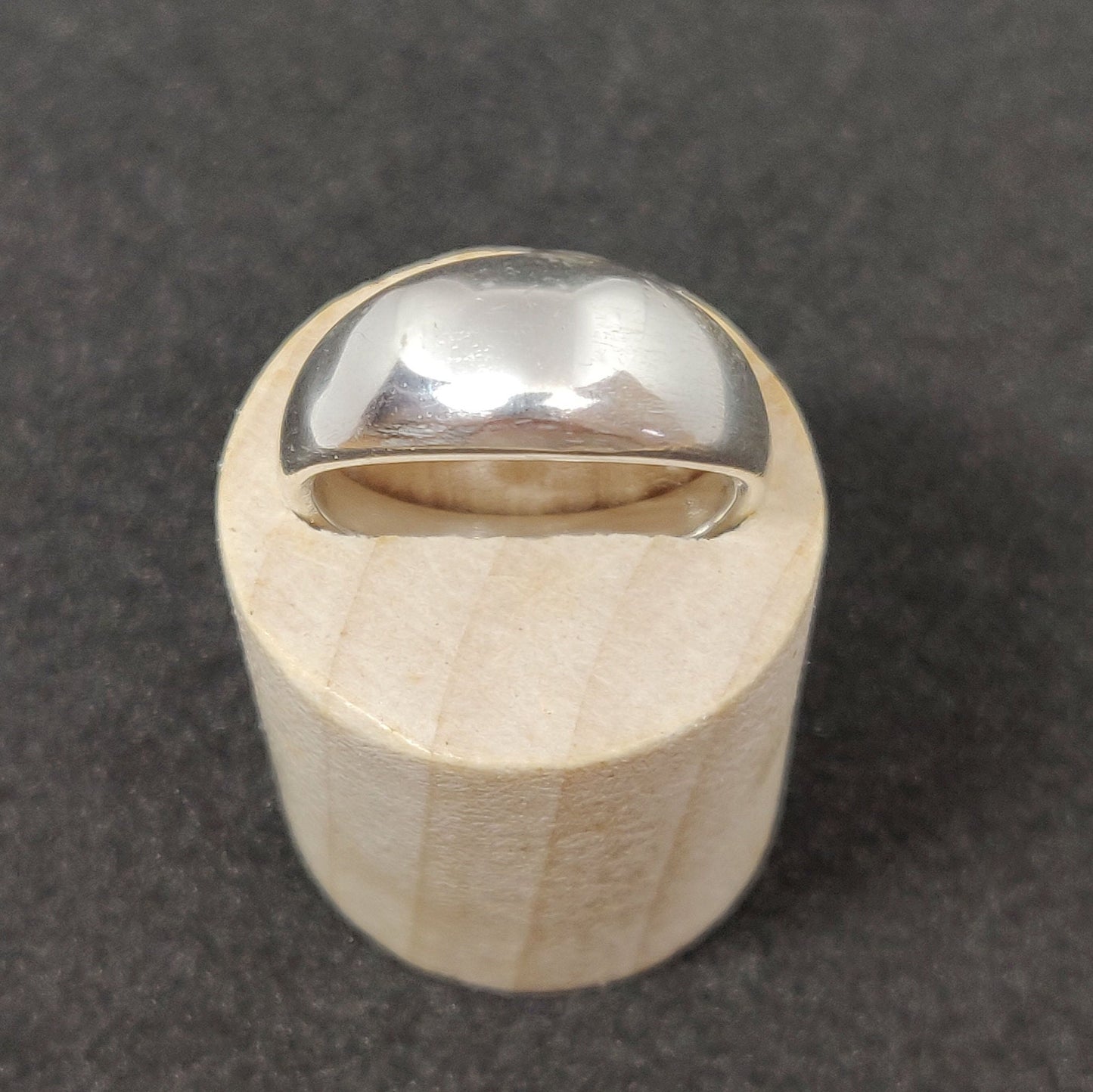 Thick Sterling or Argentium Silver Sculptured Ring Bean Blank for Jewelry Making