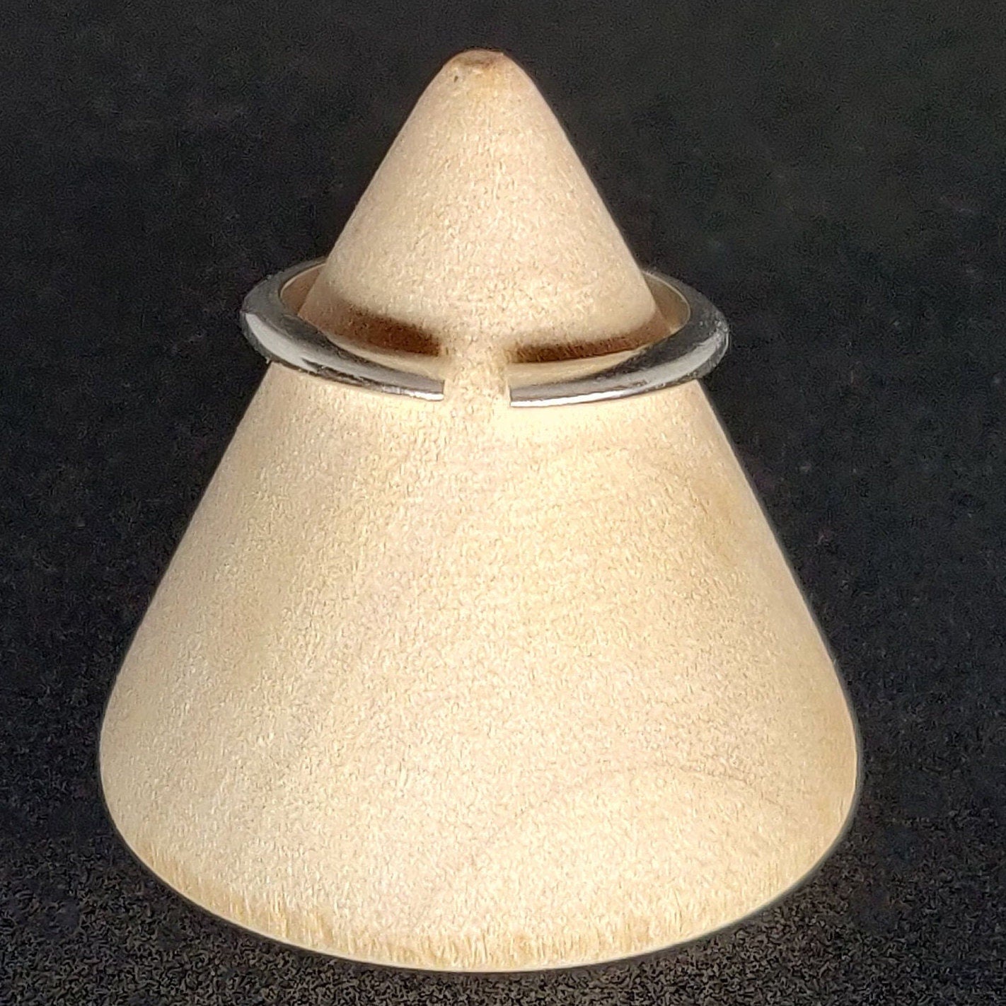 Delicate Argentium Sterling Silver Knife Edge Split Shank Ring Blank for Jewelry Making