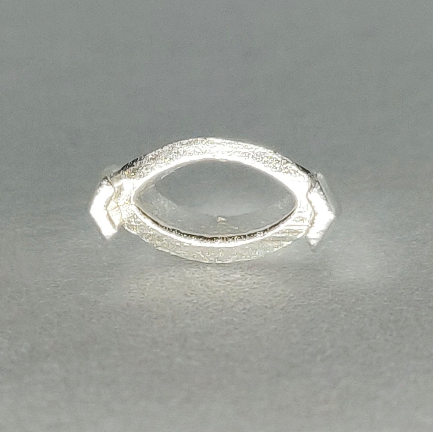 8x4mm Marquise V Prong Claw Setting with Recycled Sterling Silver
