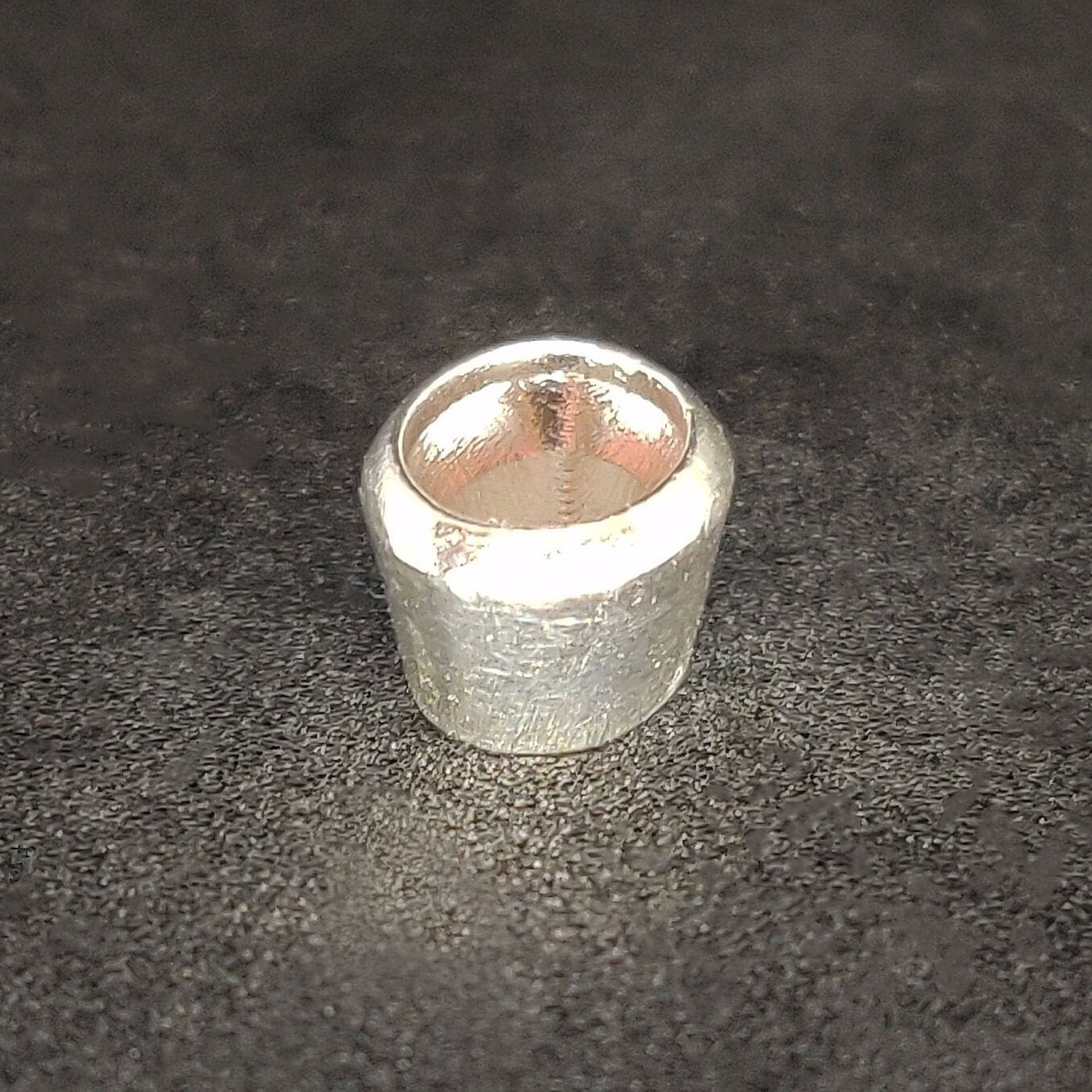 7x5mm Silver Oval Cut Gemstone Rubover Setting. Cast Recycled Silver Oval Bezel. Jewelry Making Supplies. Make Your Own Jewelry.