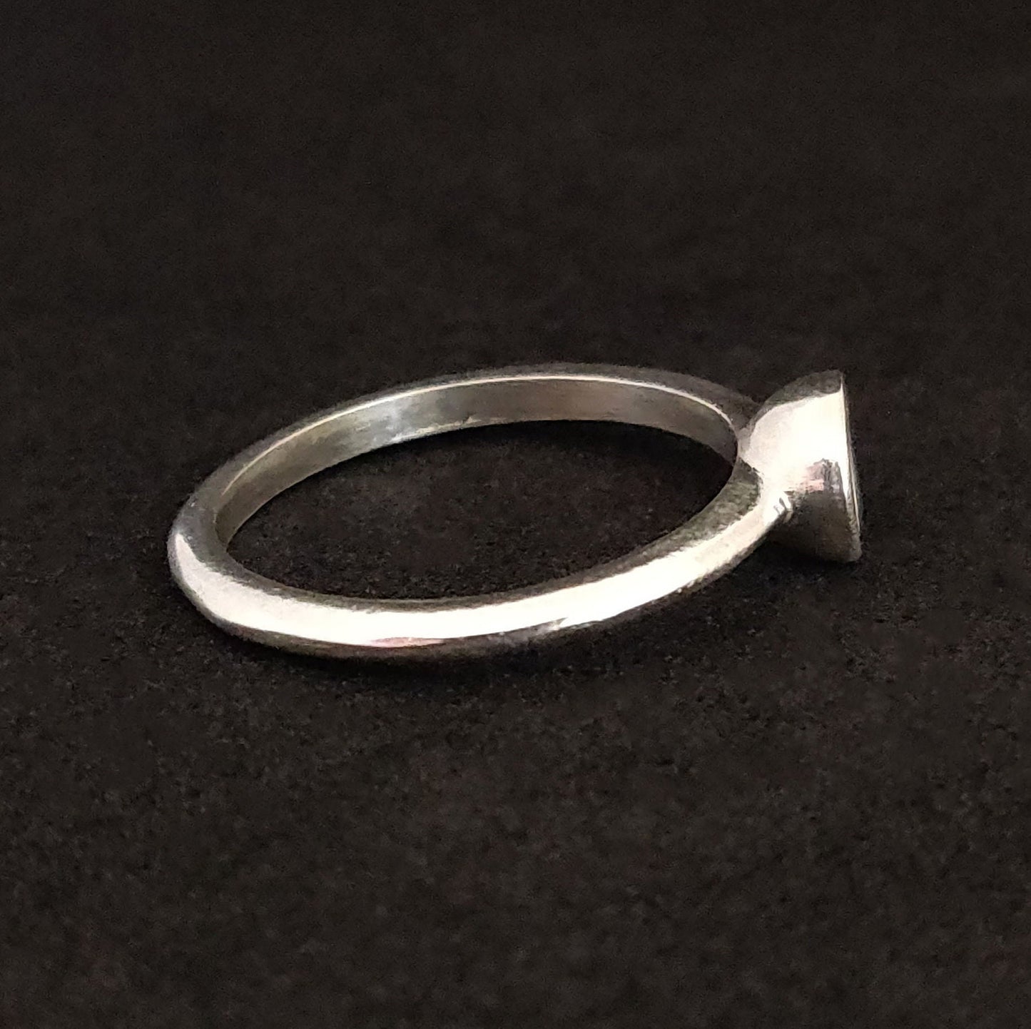 5mm Silver Round Sealed Cup Bezel Ring for Bezel Setting and Jewelry Making