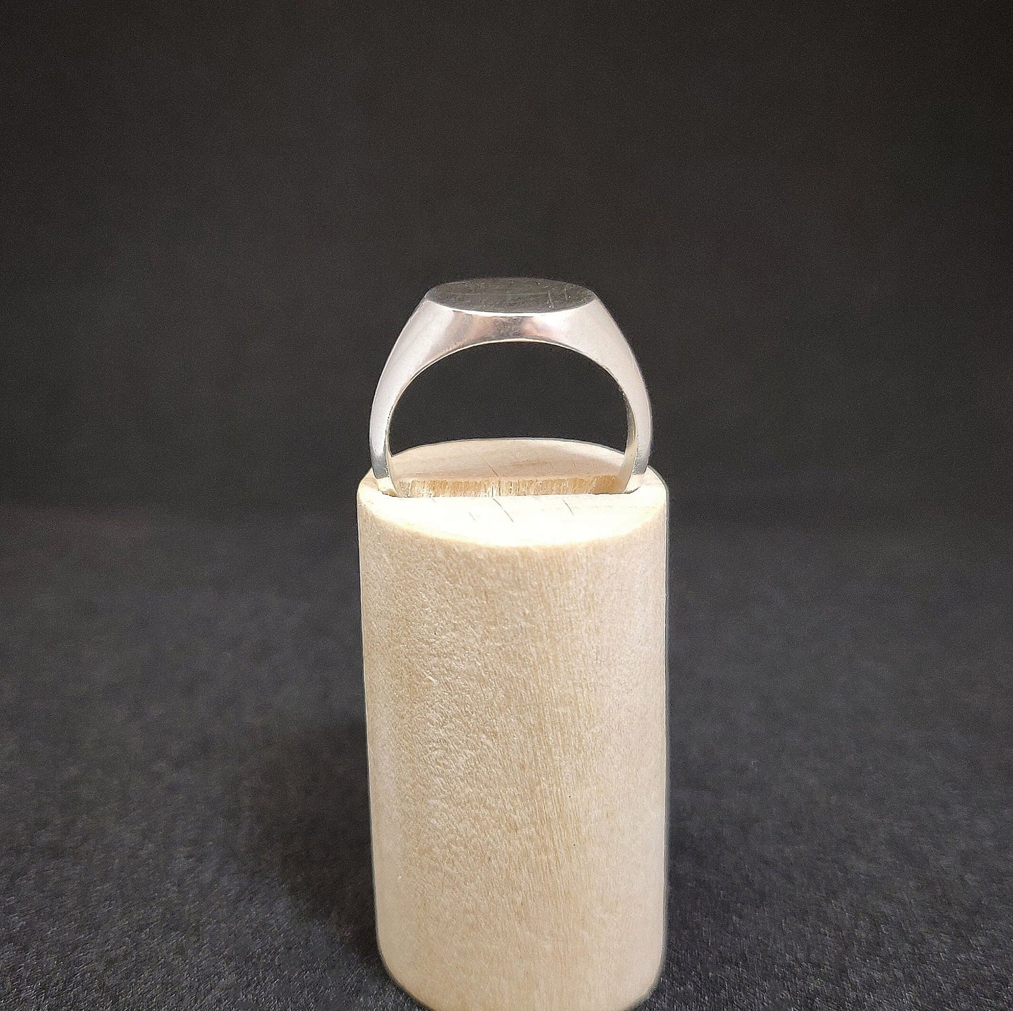 12mm Round Silver Signet Ring, Jewelry Crafting, Engraving Gem Setting Supplies