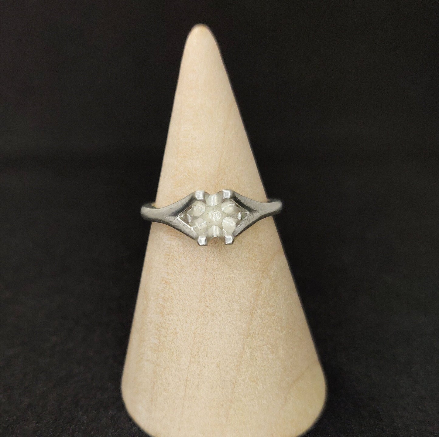 Six Prong Bezel Setting Ring