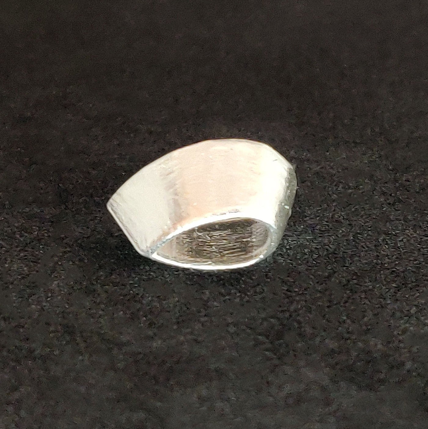 6x4mm Teardrop Sterling Silver Gemstone Bezel Rubover Settings for Jewelry Making Supplies