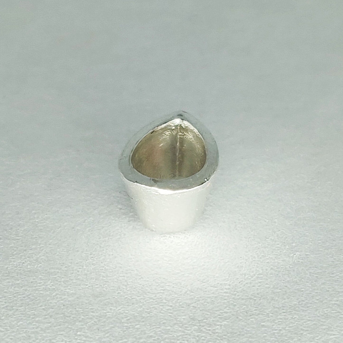 6x4mm Teardrop Sterling Silver Gemstone Bezel Rubover Settings for Jewelry Making Supplies