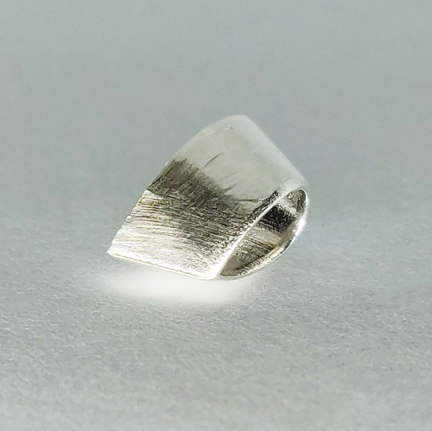 6x4mm Teardrop Sterling Silver Gemstone Bezel Rubover Settings for Jewelry Making Supplies