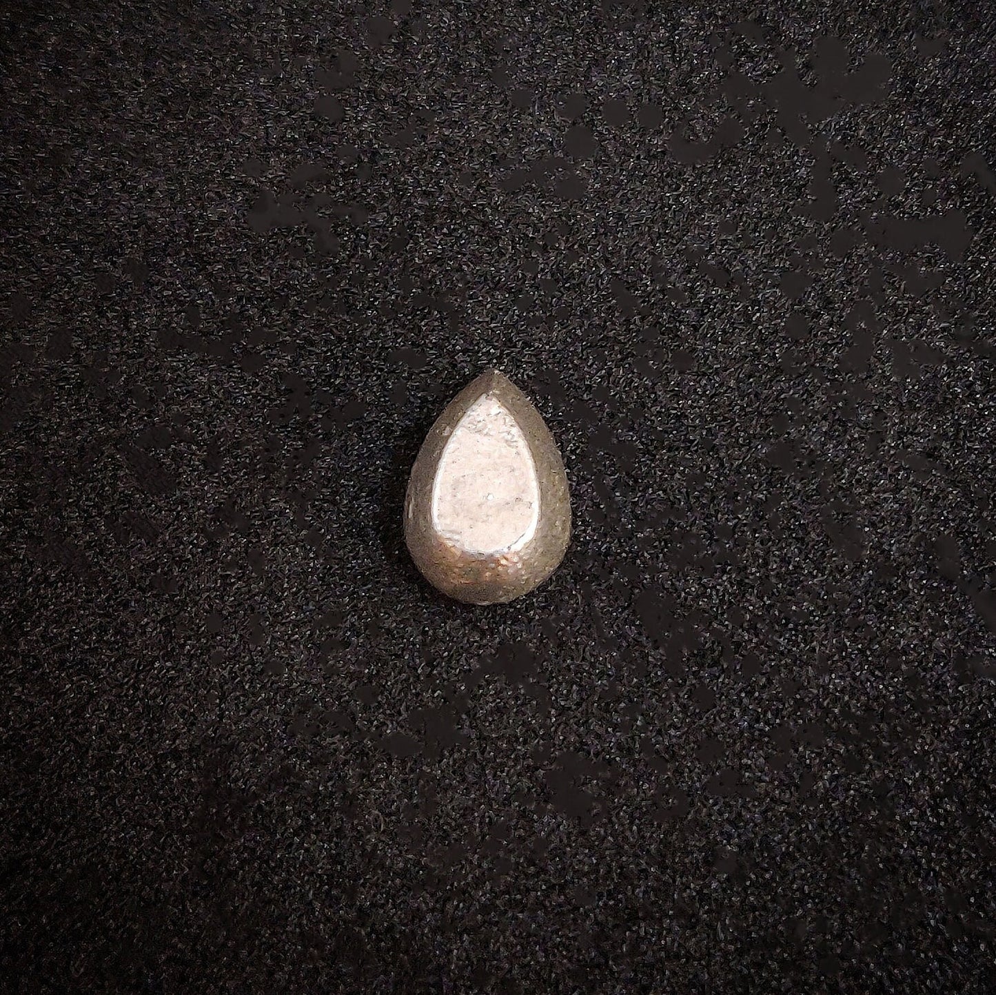 8x5mm Pear Cut Gemstone Rubover Sterling Silver Bezel Setting