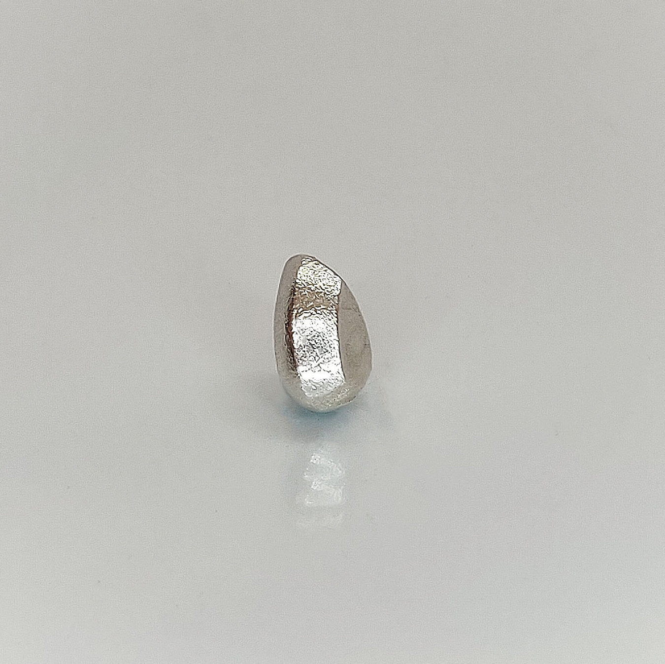 8x5mm Pear Cut Gemstone Rubover Sterling Silver Bezel Setting
