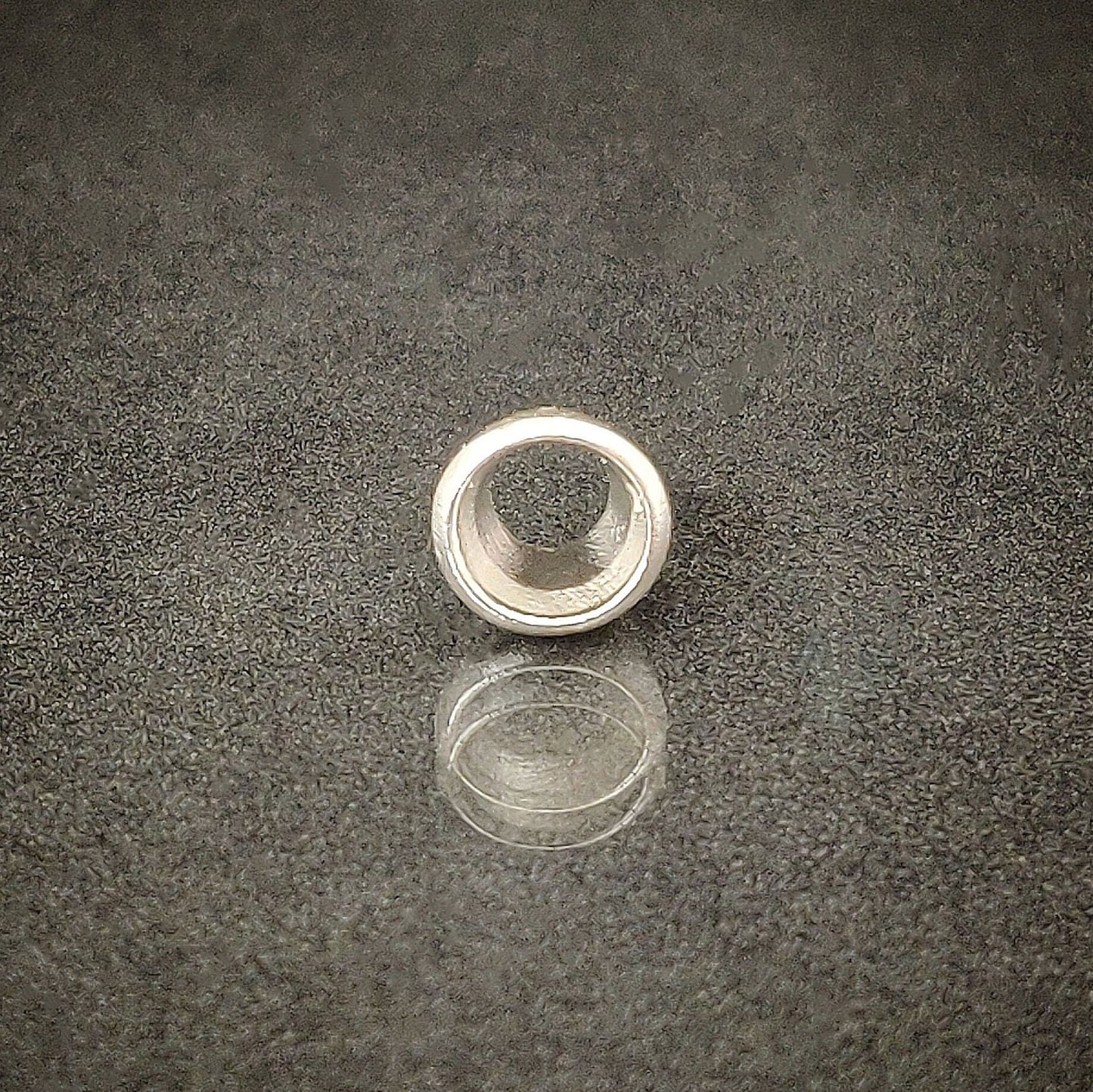 6mm Silver Brilliant Cut Gemstone Rubover Setting. Cast Recycled Silver Round Bezel. Jewelry Making Supplies. Make Your Own Jewelry.