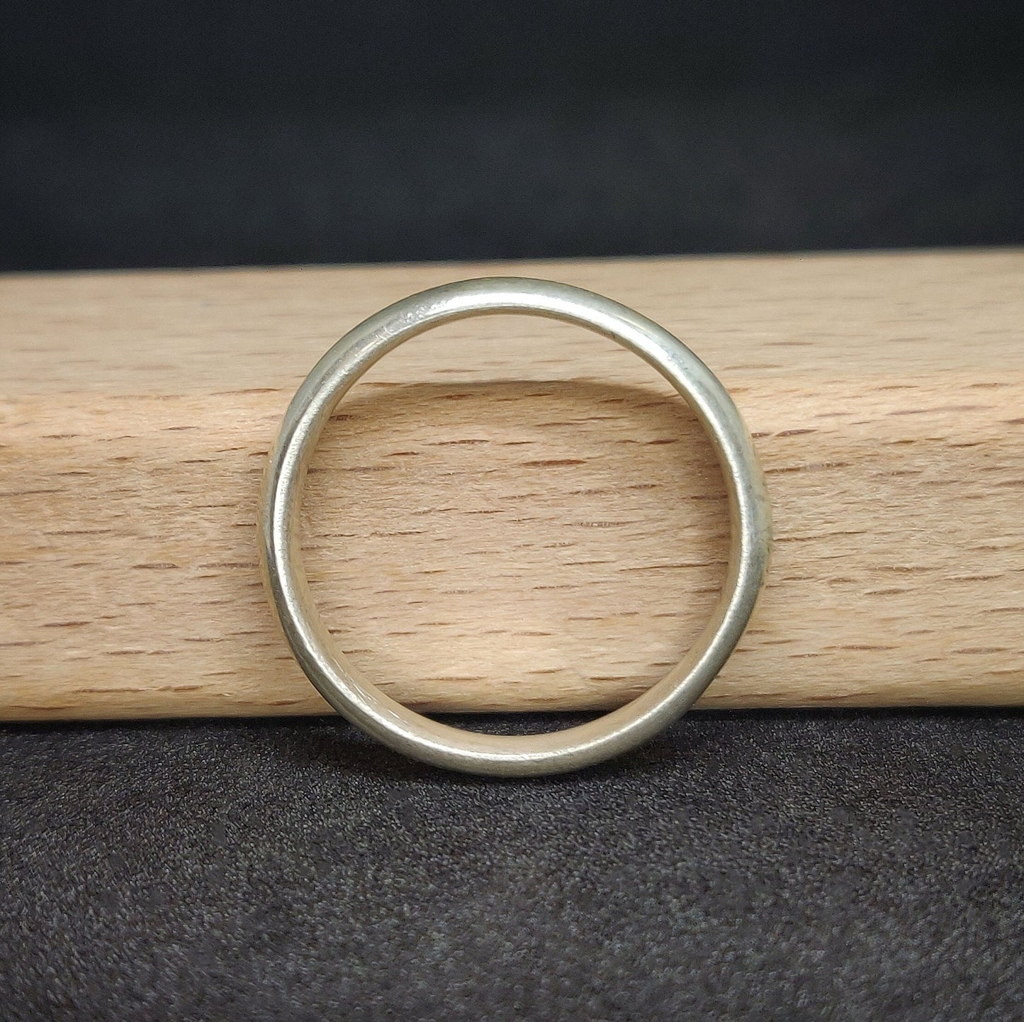 Comfort Fit Sterling Silver Ring Blank for Custom Wedding Bands