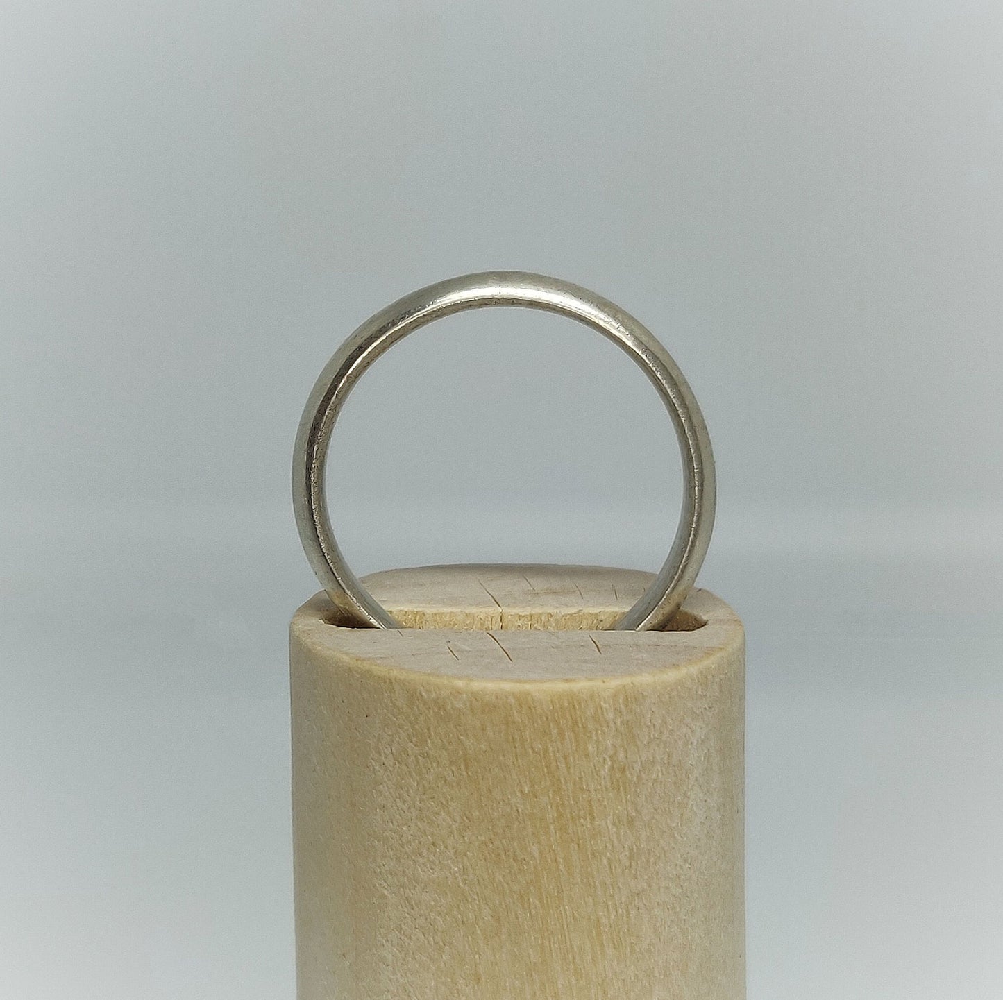 Comfort Fit Sterling Silver Ring Blank for Custom Wedding Bands