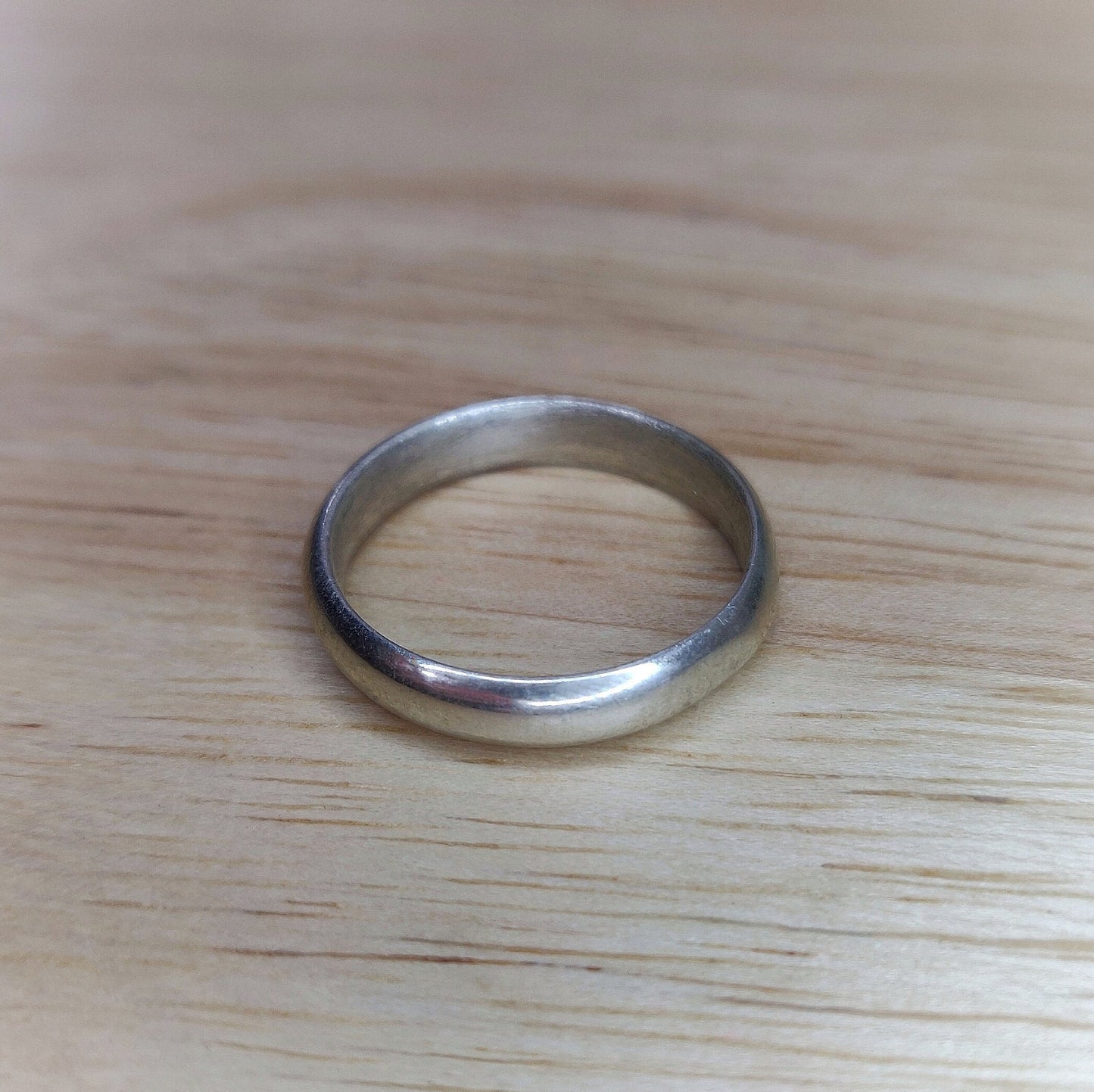 Comfort Fit Sterling Silver Ring Blank for Custom Wedding Bands