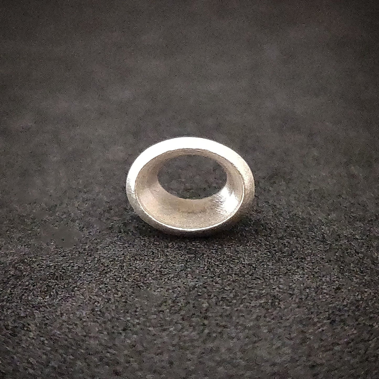 8x6mm Silver Oval Cut Gemstone Rubover Setting. Cast Recycled Silver Oval Bezel. Jewelry Making Supplies. Make Your Own Jewelry.