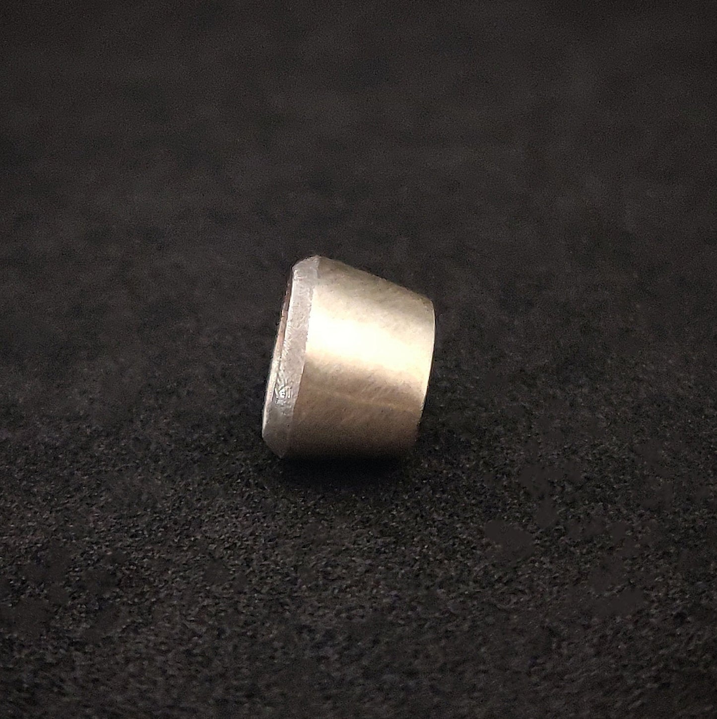 8x6mm Silver Oval Cut Gemstone Rubover Setting. Cast Recycled Silver Oval Bezel. Jewelry Making Supplies. Make Your Own Jewelry.