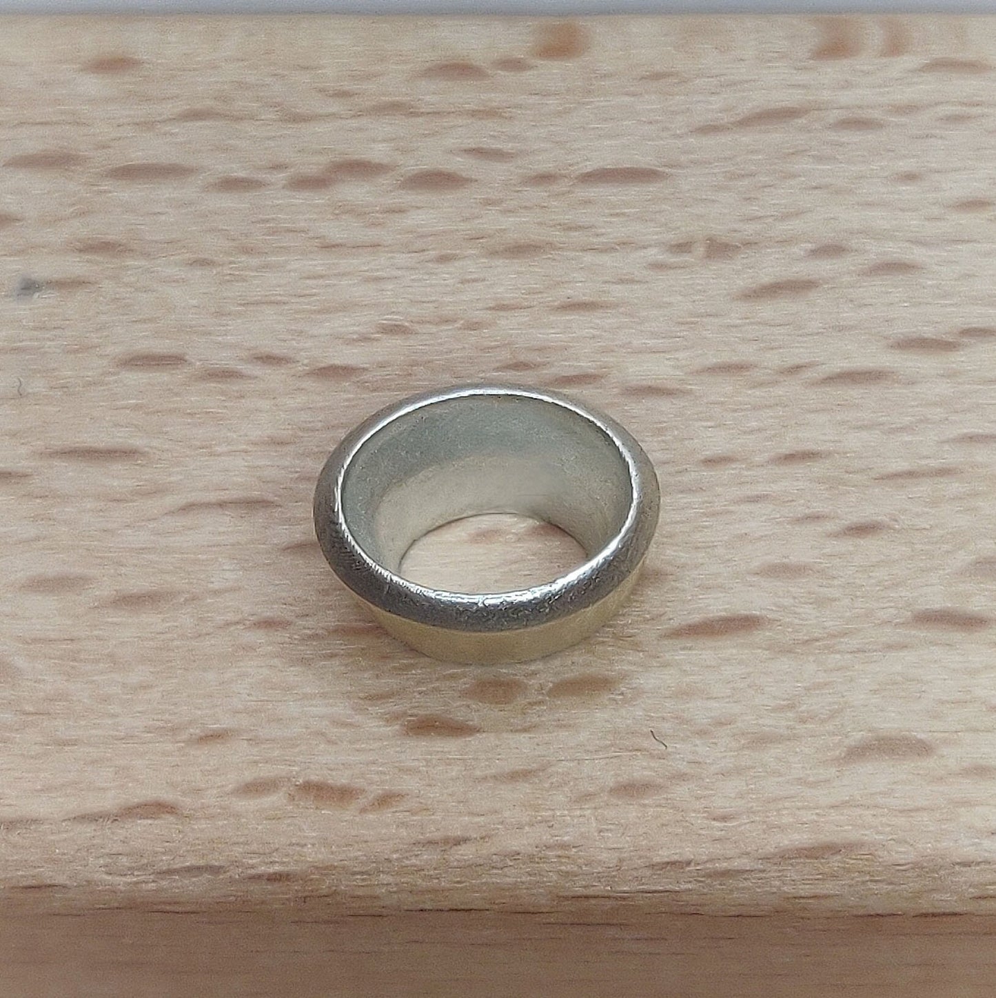 8x6mm Silver Oval Cut Gemstone Rubover Setting. Cast Recycled Silver Oval Bezel. Jewelry Making Supplies. Make Your Own Jewelry.