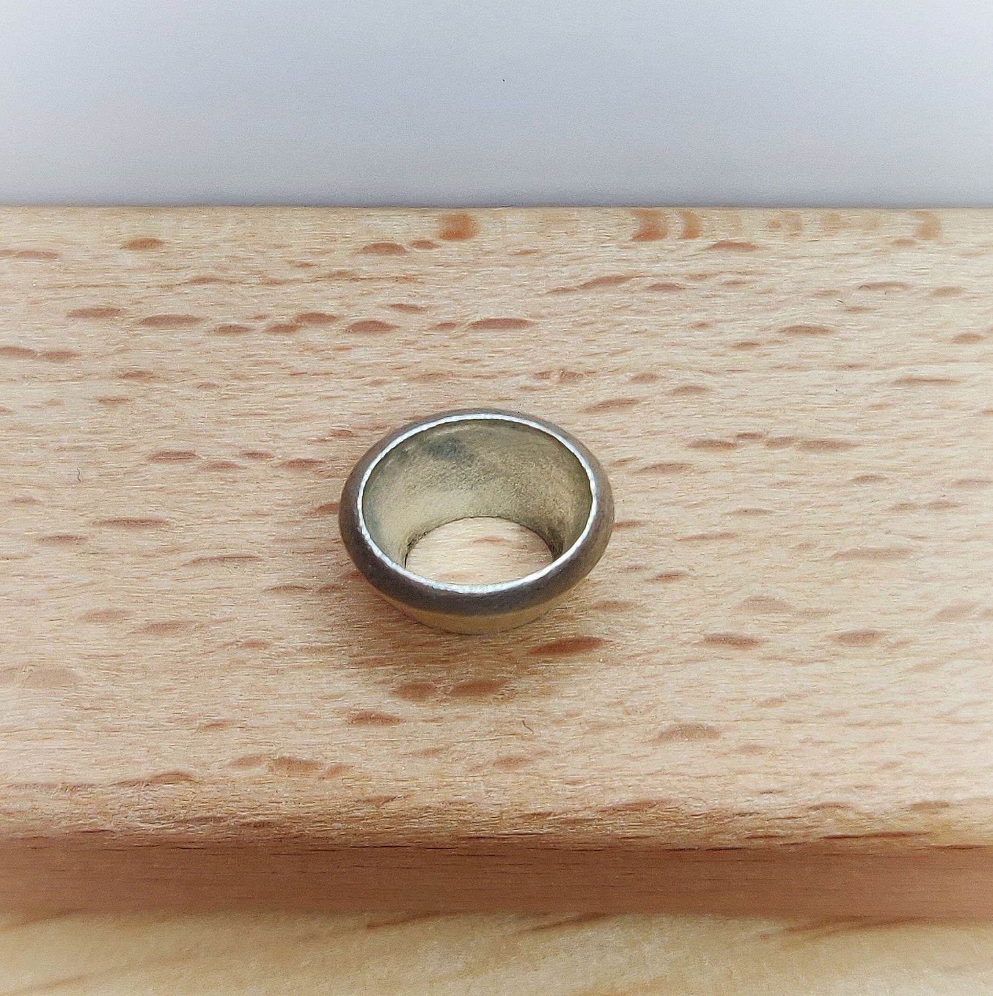 9x7mm Silver Oval Cut Gemstone Rubover Setting. Cast Recycled Silver Oval Bezel. Jewelry Making Supplies. Make Your Own Jewelry.