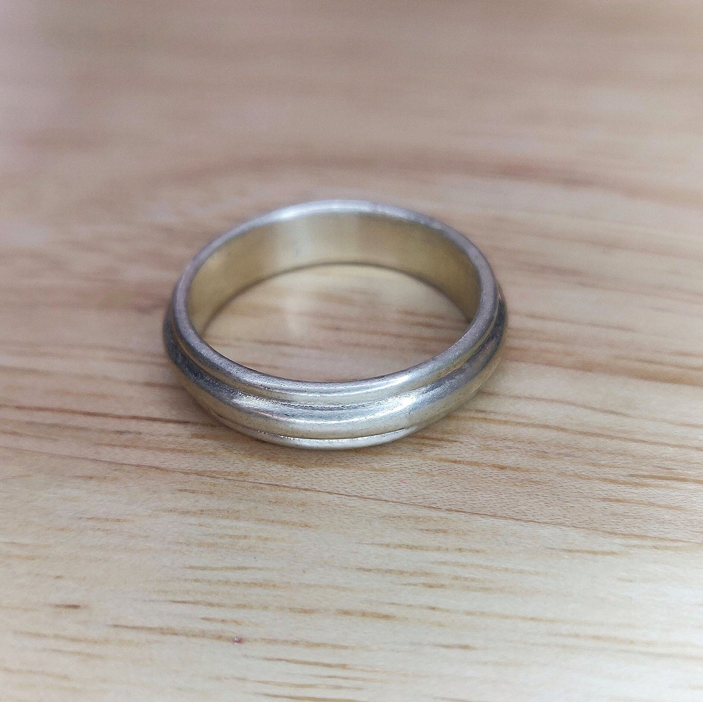 Sterling Silver Cornice Profile Ring Blank for DIY Jewelry Wedding Band Component