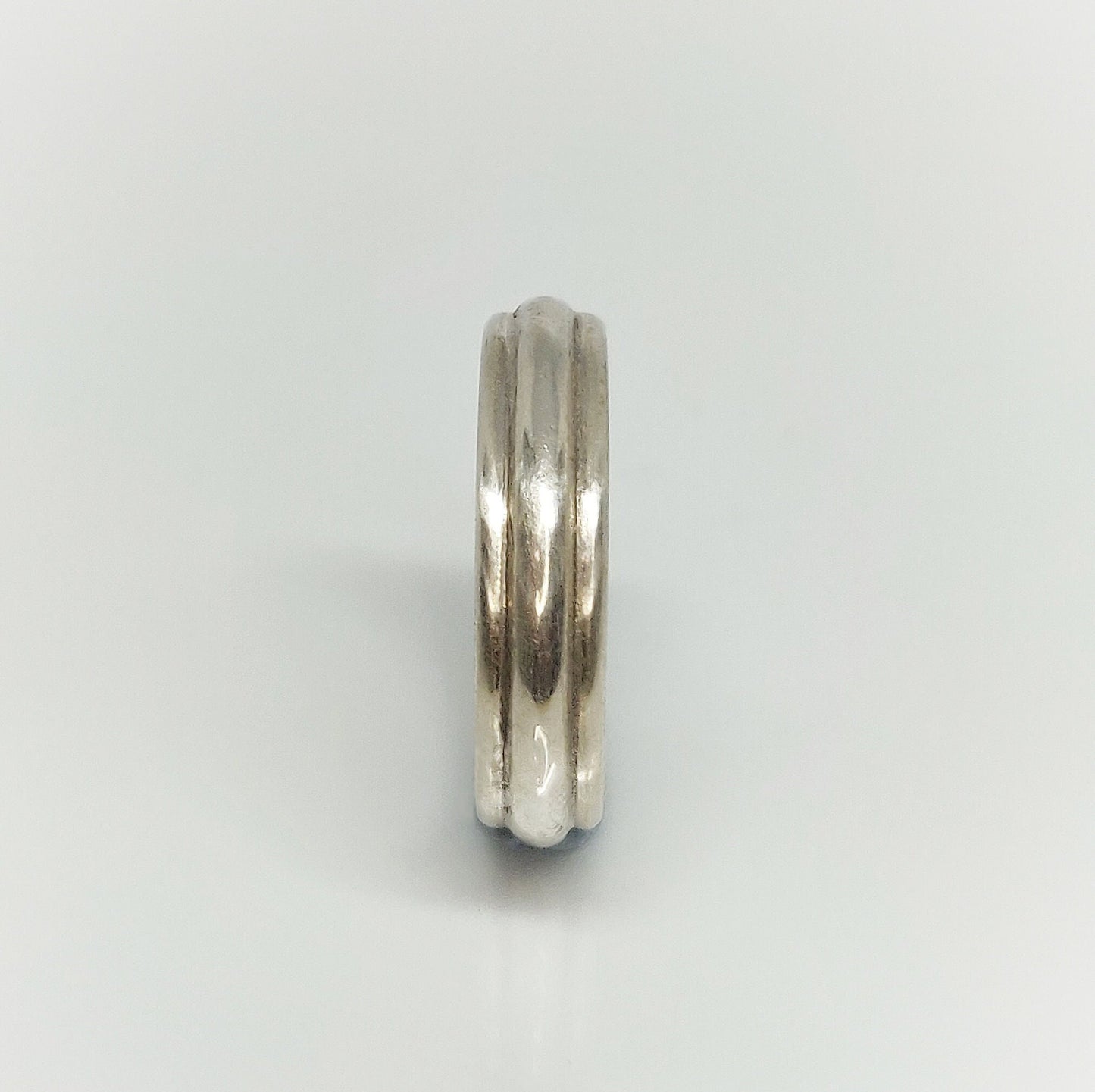 Sterling Silver Cornice Profile Ring Blank for DIY Jewelry Wedding Band Component