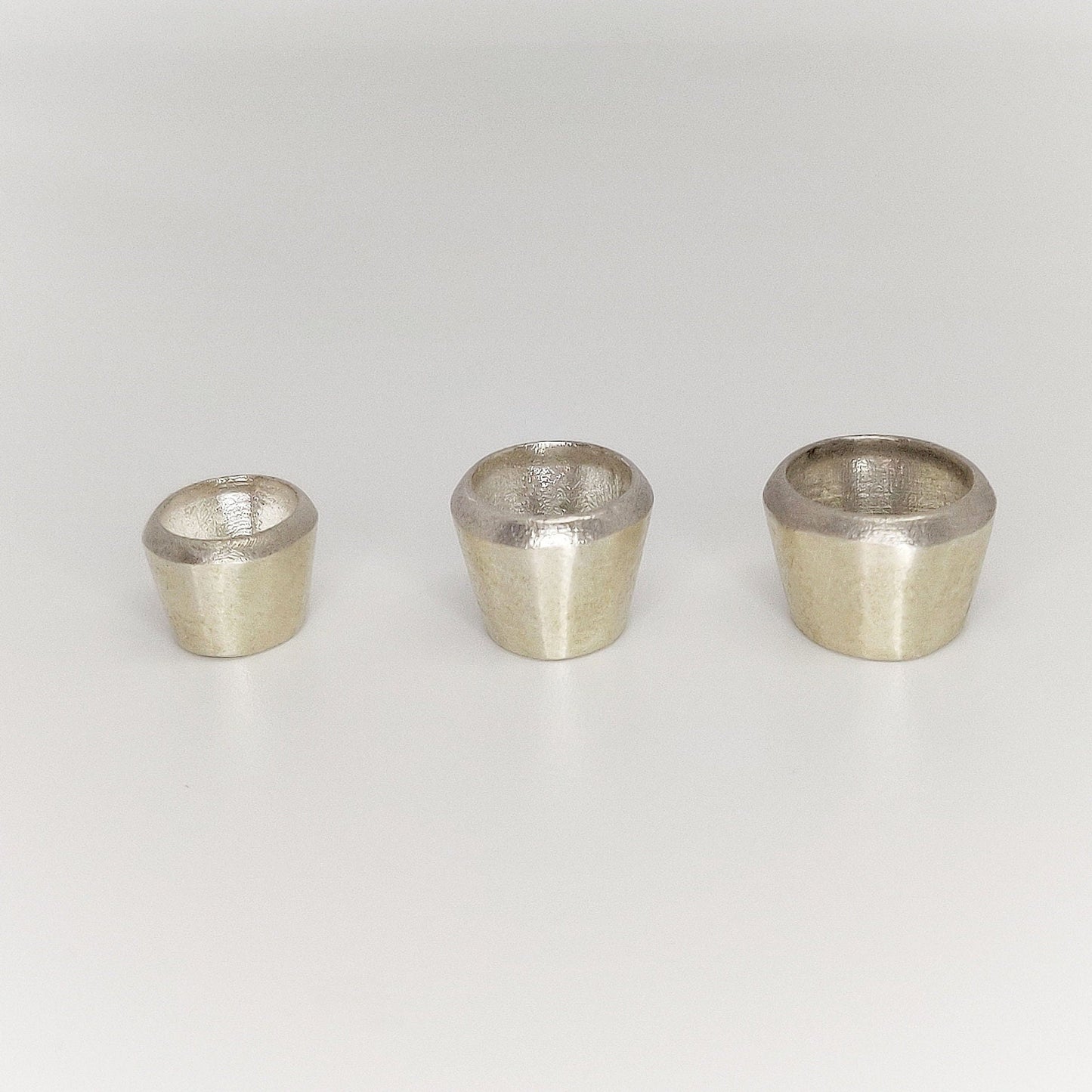 10x8mm Silver Oval Cut Gemstone Rubover Setting. Cast Recycled Silver Oval Bezel. Jewelry Making Supplies. Make Your Own Jewelry.