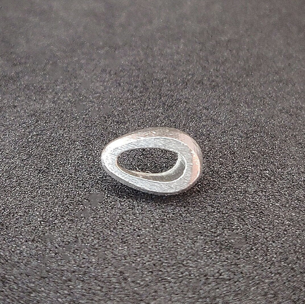 Chamfer Style Sterling Silver Pendant Bail Finding for Necklace and Jewelry Making