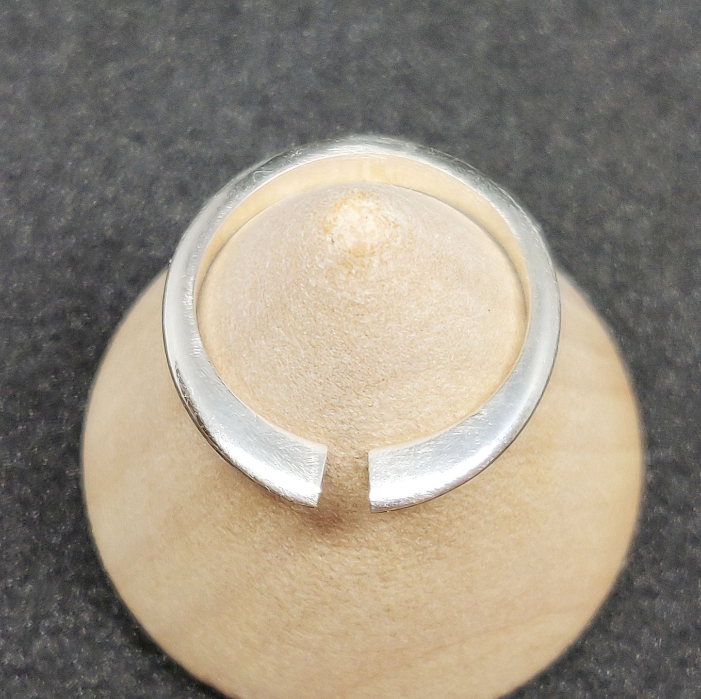 Tapered Silver Ring Blank for Jewelry Making, Split Shank Design, Ready to Attach Gem Setting