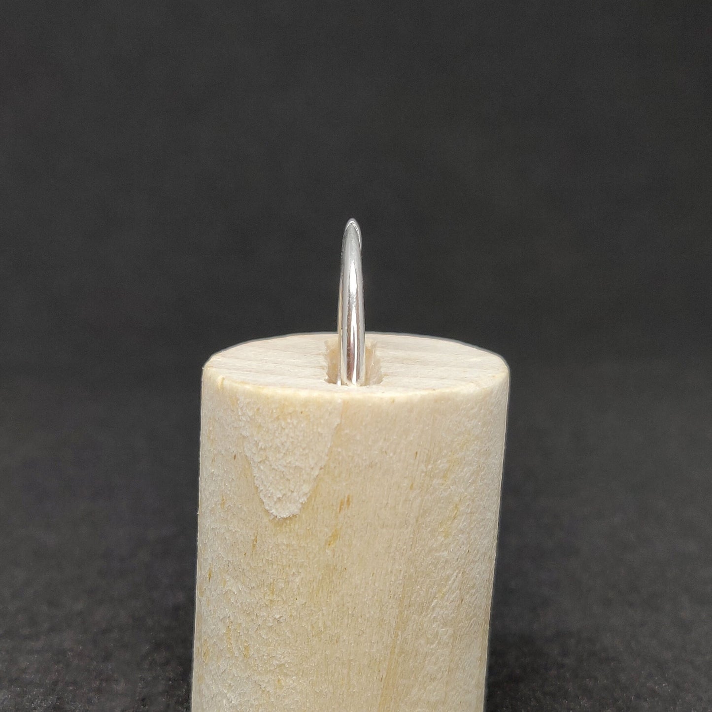 Tapered Silver Ring Blank for Jewelry Making, Split Shank Design, Ready to Attach Gem Setting