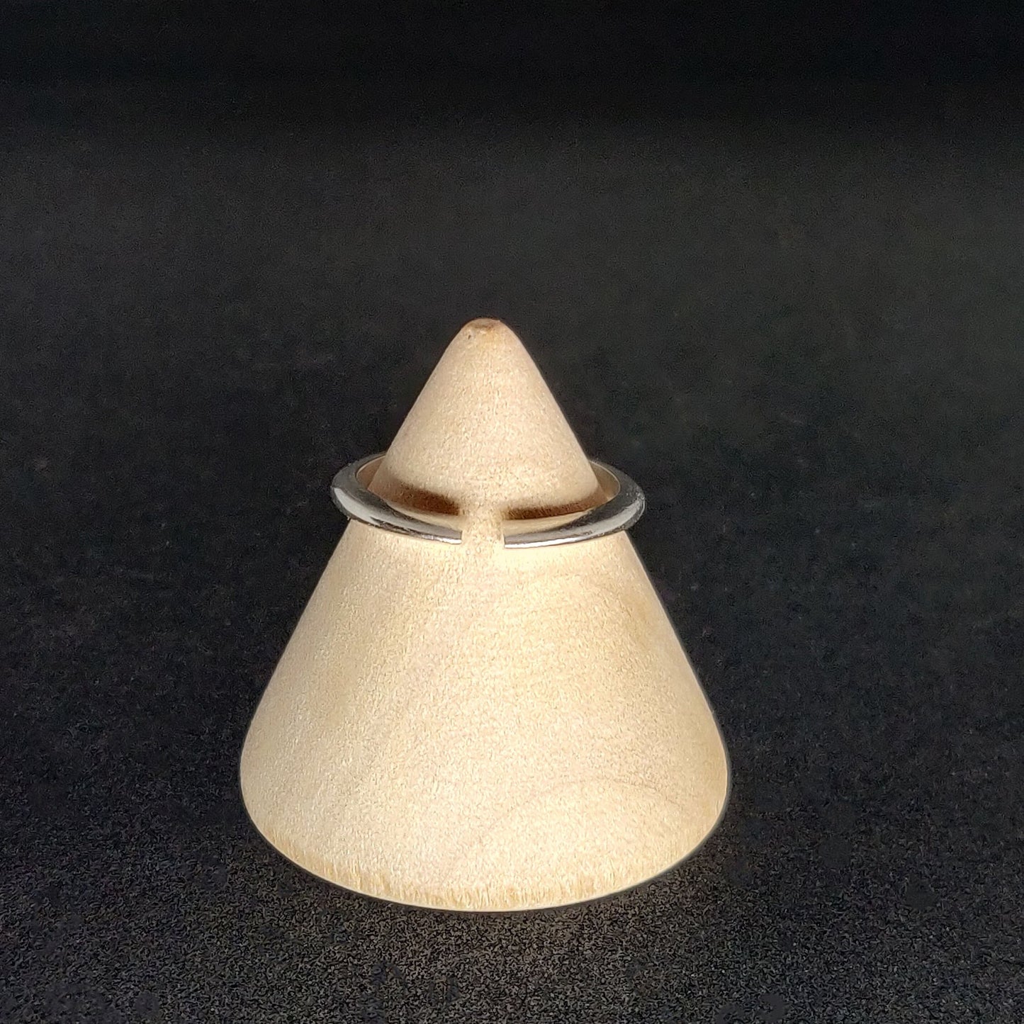 Tapered Silver Ring Blank for Jewelry Making, Split Shank Design, Ready to Attach Gem Setting