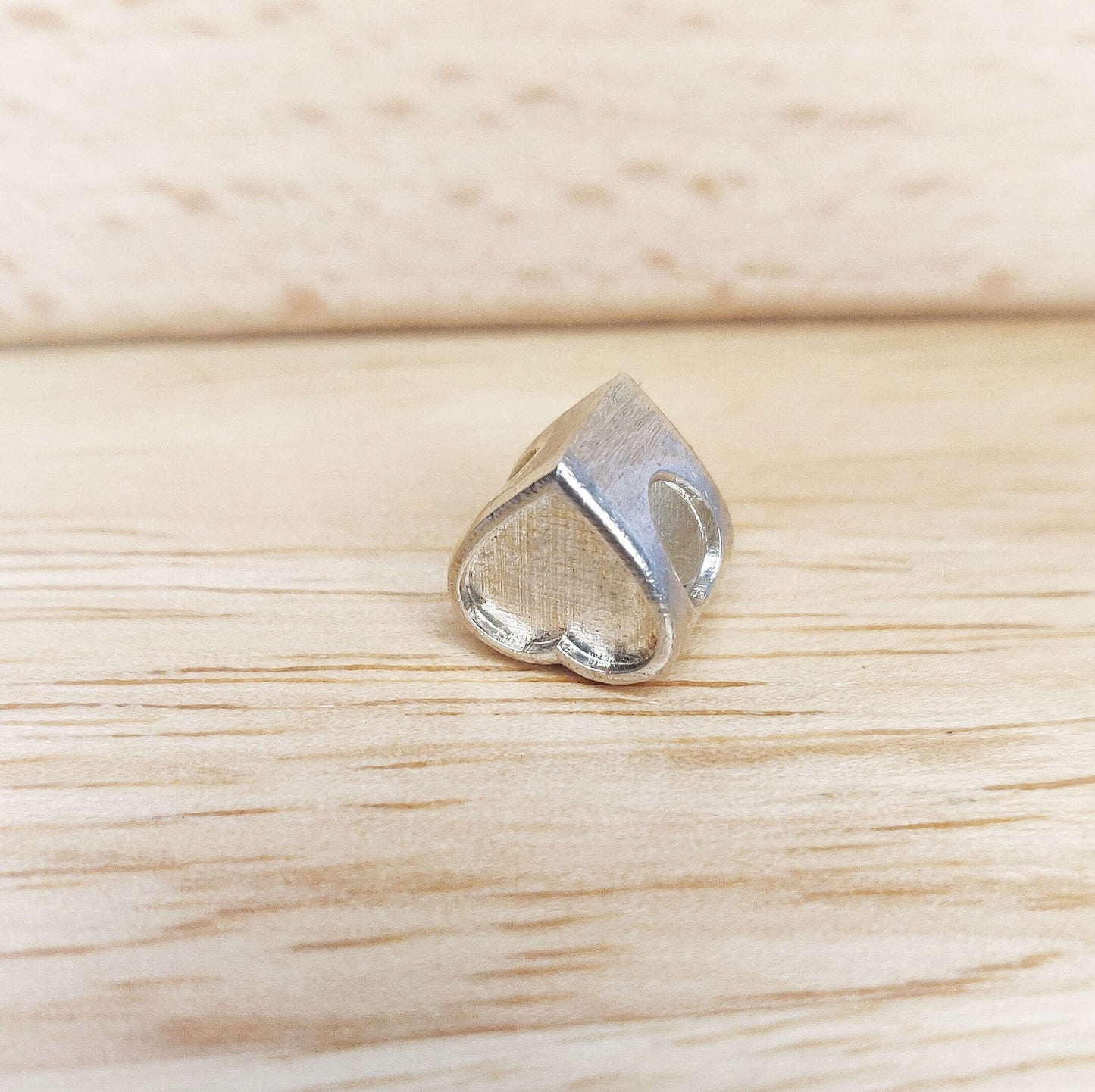 Silver Heart Bracelet Charm Ideal for Custom Breastmilk Memorial Jewelry
