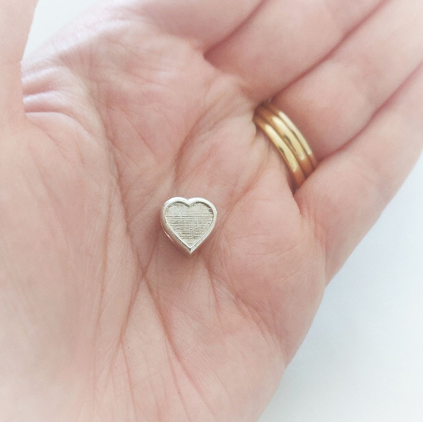 Silver Heart Bracelet Charm Ideal for Custom Breastmilk Memorial Jewelry