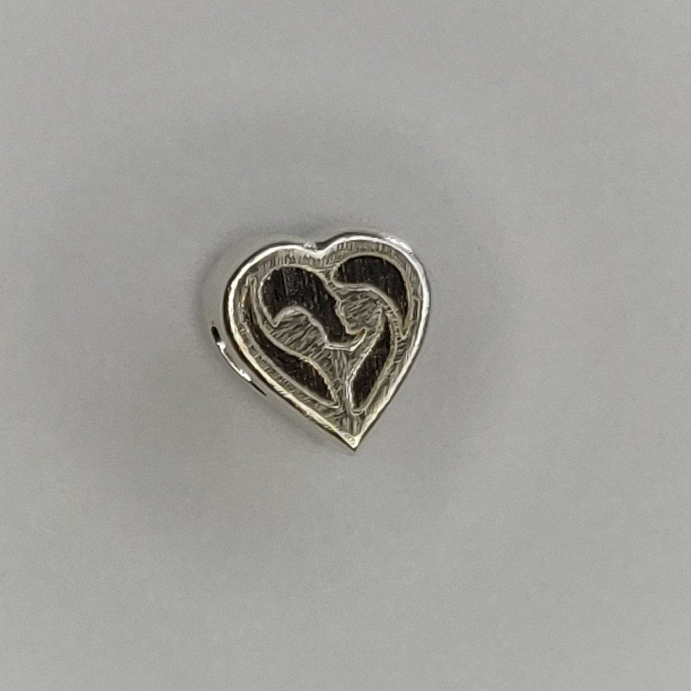 Silver Mother Child Bracelet Charm for Resin Keepsake Jewelry Making