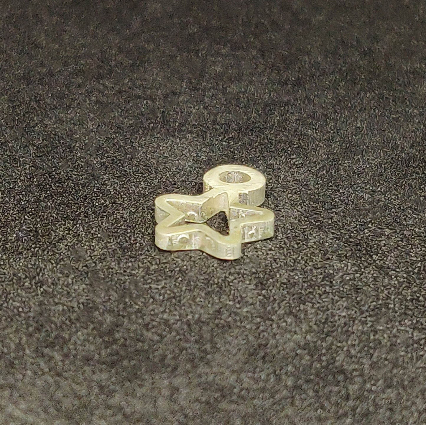 Silver Star Dangle Charm for Bracelets and Anklets Jewelry Making