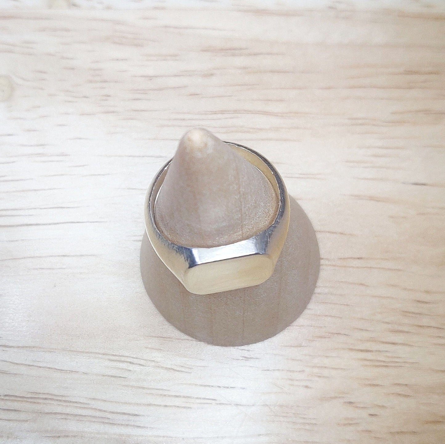 12mm Square Signet Ring for Jewelry Making, Engraving, Gem Setting in Silver