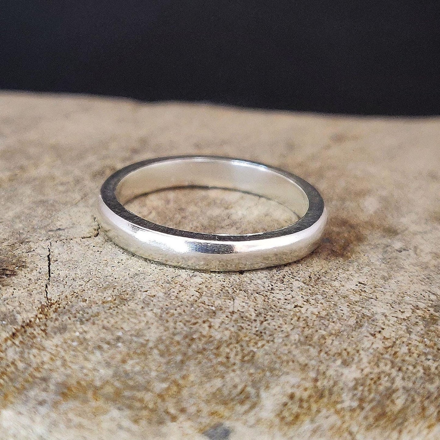 Sterling Silver Curved Profile Casting Ring for Jewelry Making Supplies