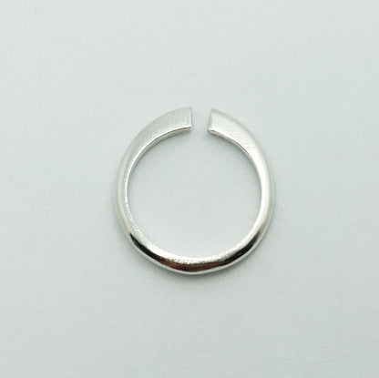 Delicate Argentium Sterling Silver Knife Edge Split Shank Ring Blank for Jewelry Making