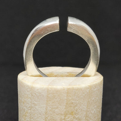 Thick Silver Omega Split Shank Ring Blank for Jewelry Making and Casting