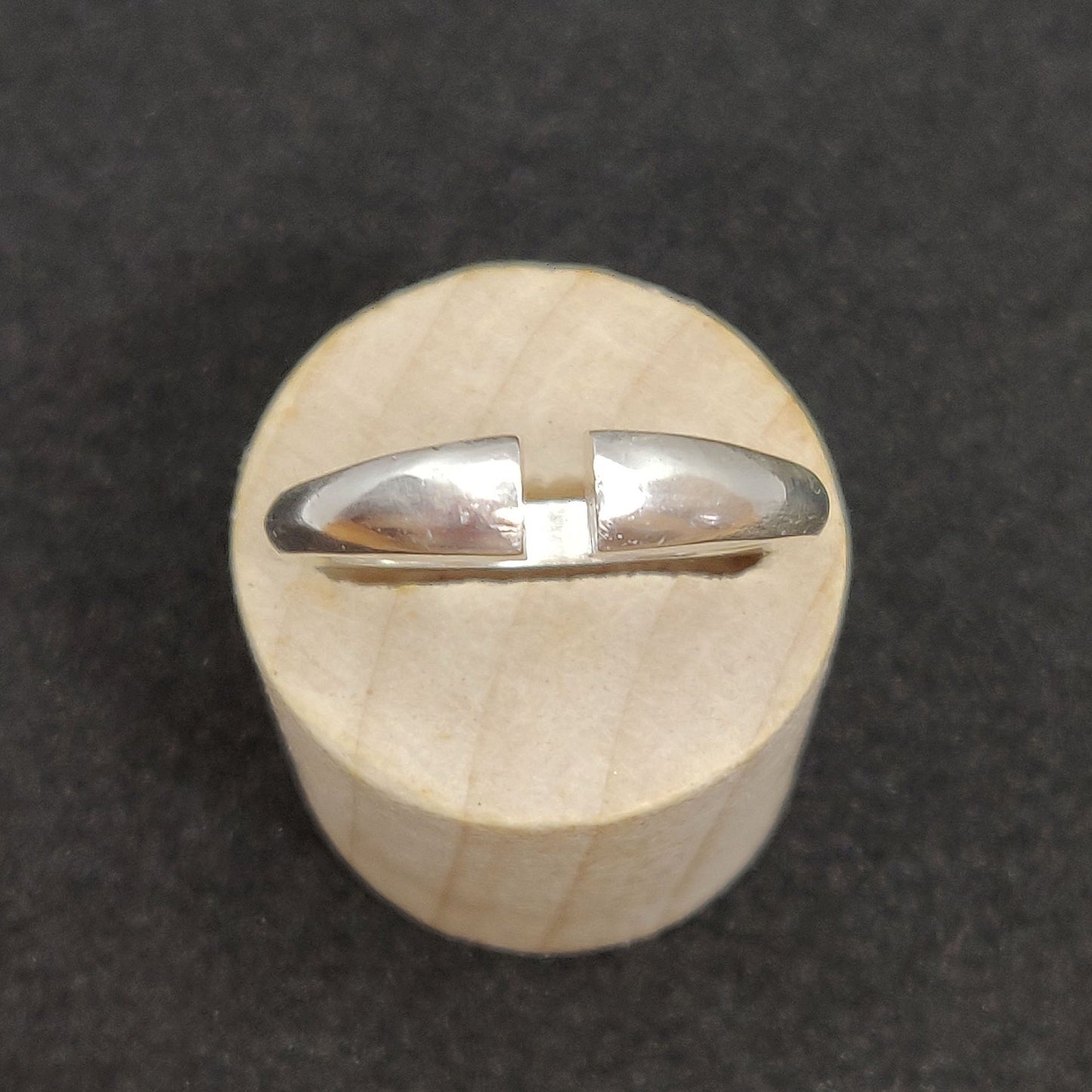 Thick Silver Omega Split Shank Ring Blank for Jewelry Making and Casting