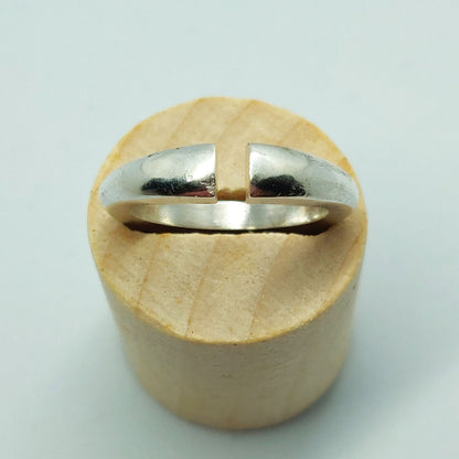 Thick Silver Omega Split Shank Ring Blank for Jewelry Making and Casting