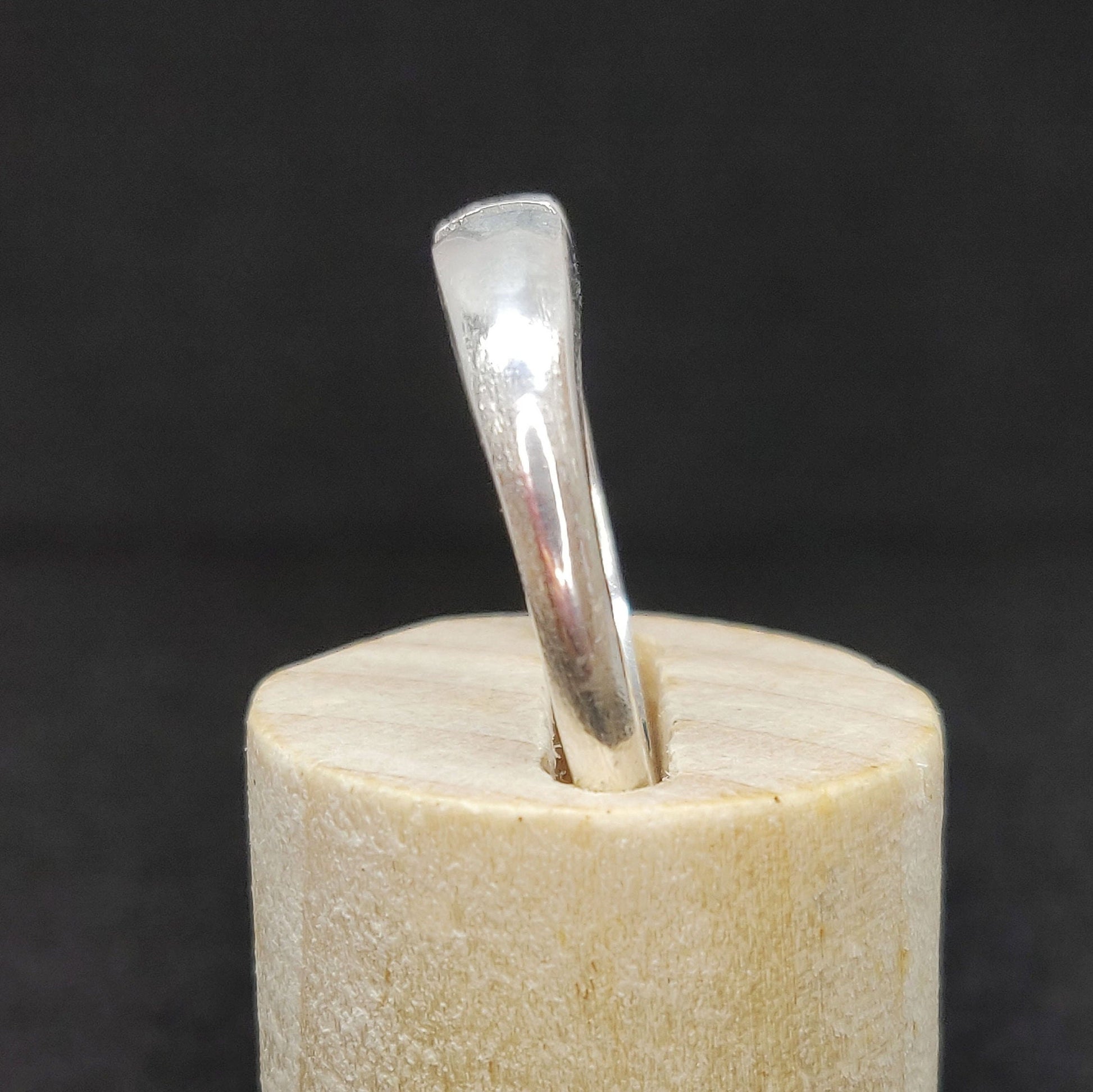 Thick Silver Omega Split Shank Ring Blank for Jewelry Making and Casting