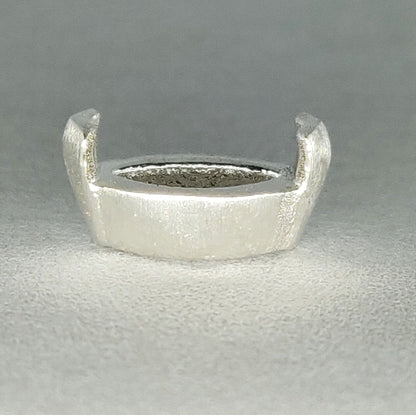 8x4mm Marquise V Prong Claw Setting with Recycled Sterling Silver