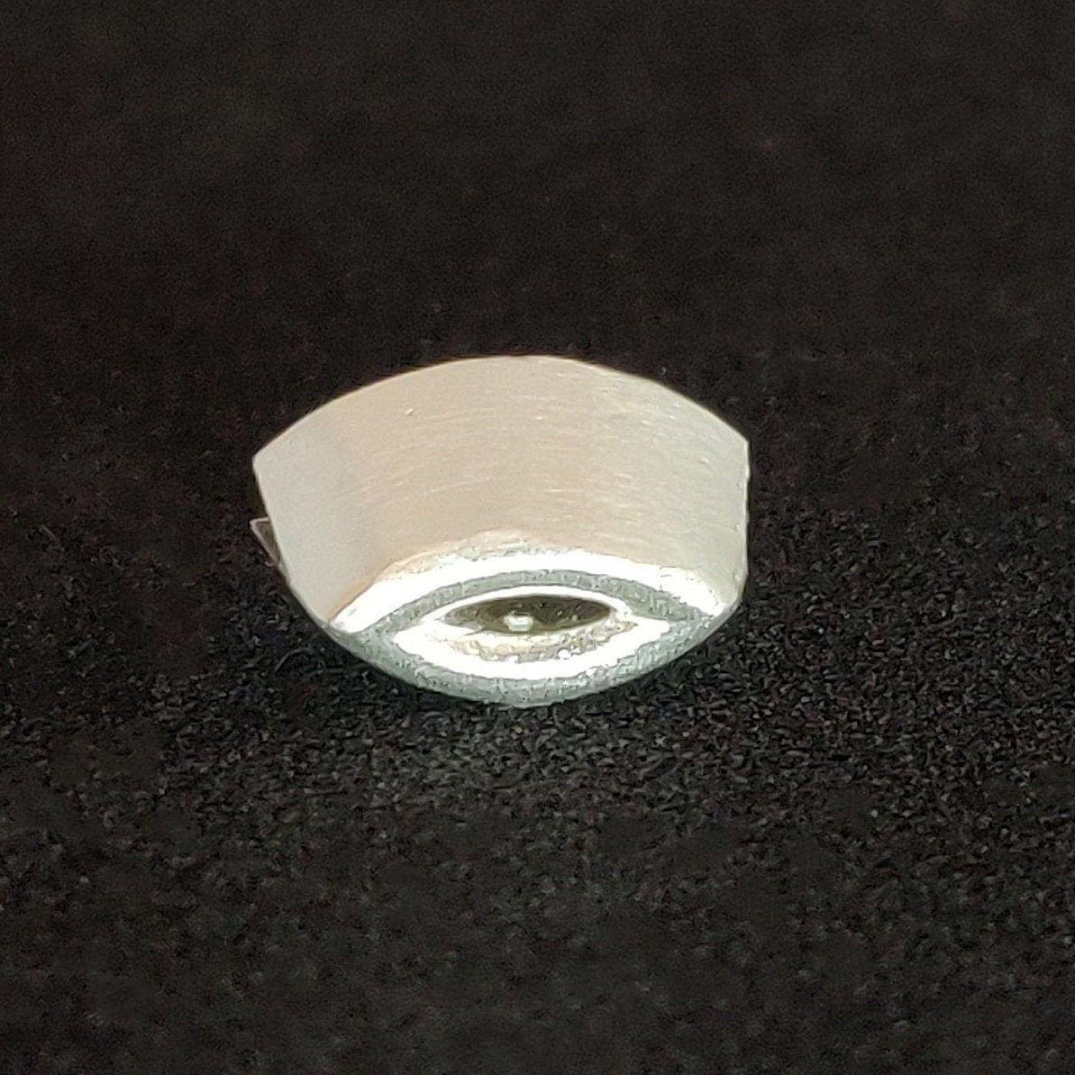 8x4mm Cast Recycled Sterling Silver Marquise Rubover Split Bezel Setting for Jewelry Making