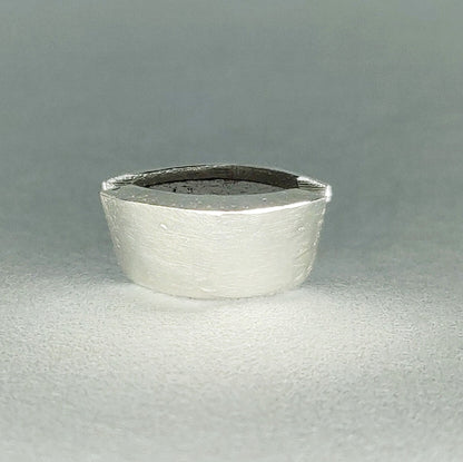 8x4mm Cast Recycled Sterling Silver Marquise Rubover Split Bezel Setting for Jewelry Making