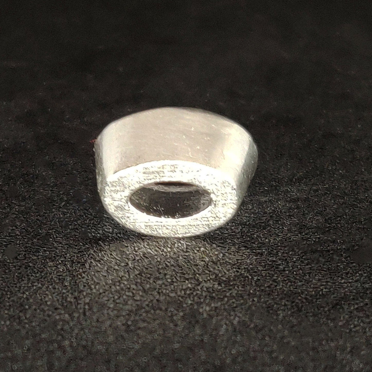 7x5mm Silver Oval Cut Gemstone Rubover Setting. Cast Recycled Silver Oval Bezel. Jewelry Making Supplies. Make Your Own Jewelry.